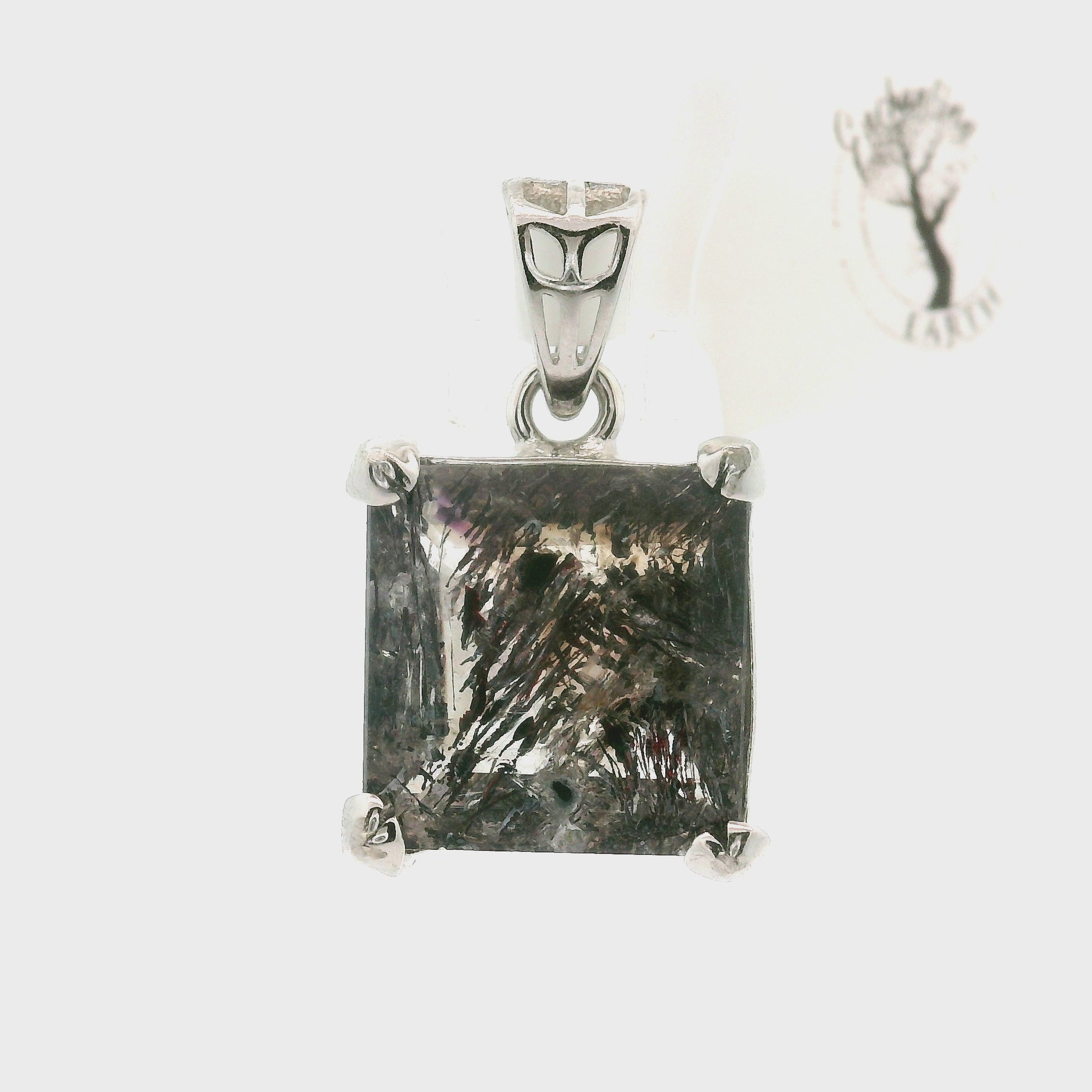 Black Super 7 Pendant .925 Silver (High Quality) for Awakening your Gifts and Creating your Dream Life