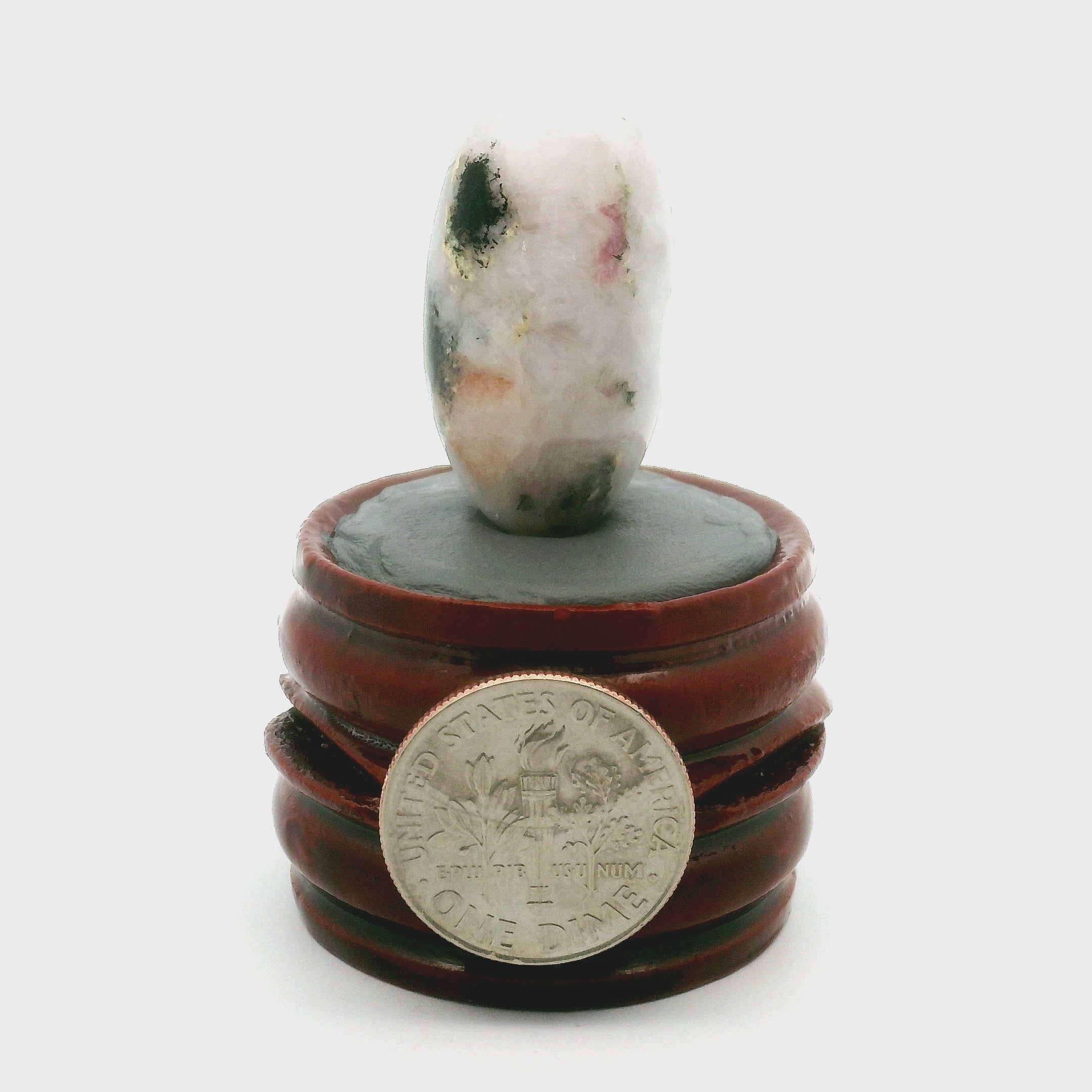 Tugtupite Lingam for Joy, Manifestation, Romance, Relationship Healing and Good Luck