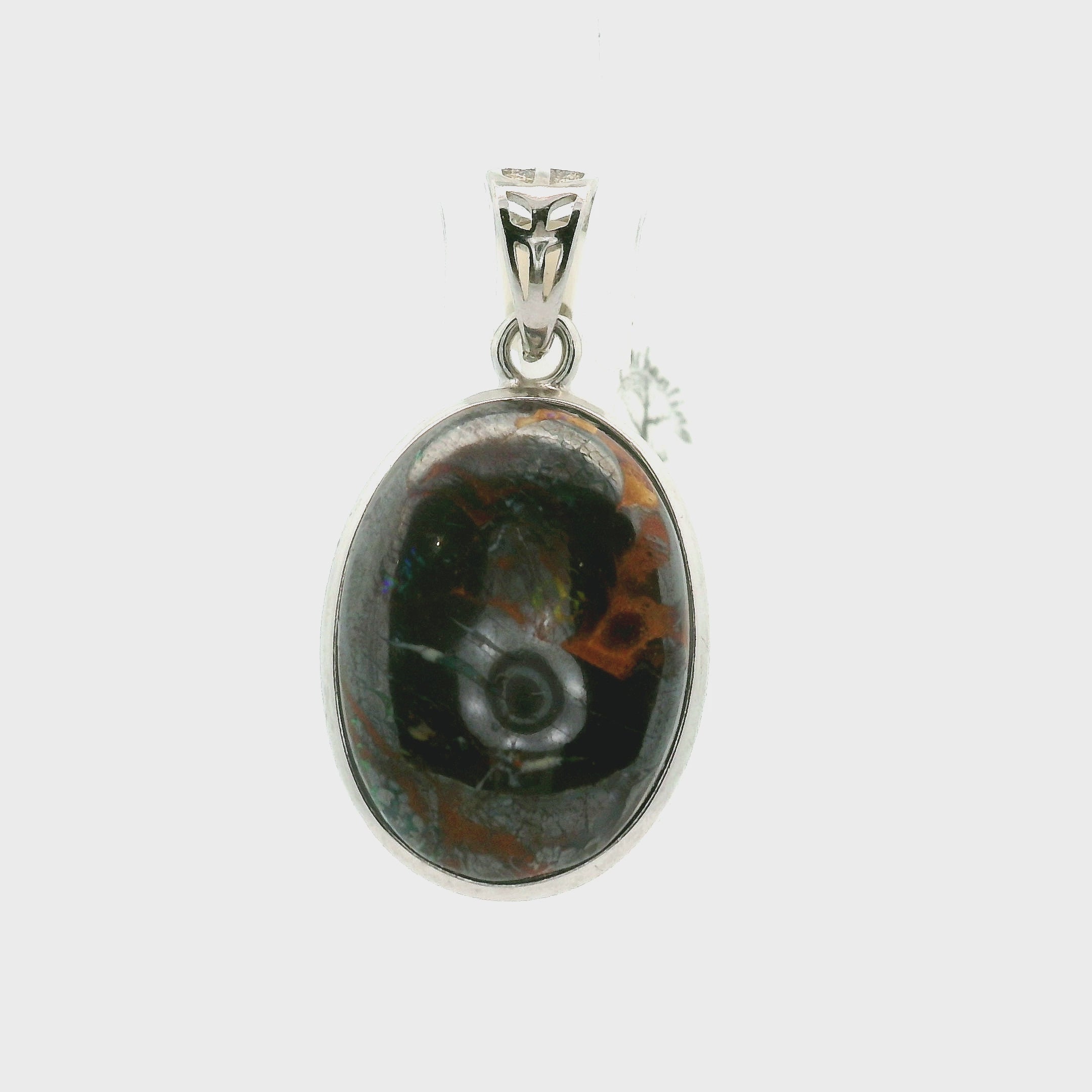 Boulder Opal Pendants .925 Silver for Emotional Support, Joy and Self Worth