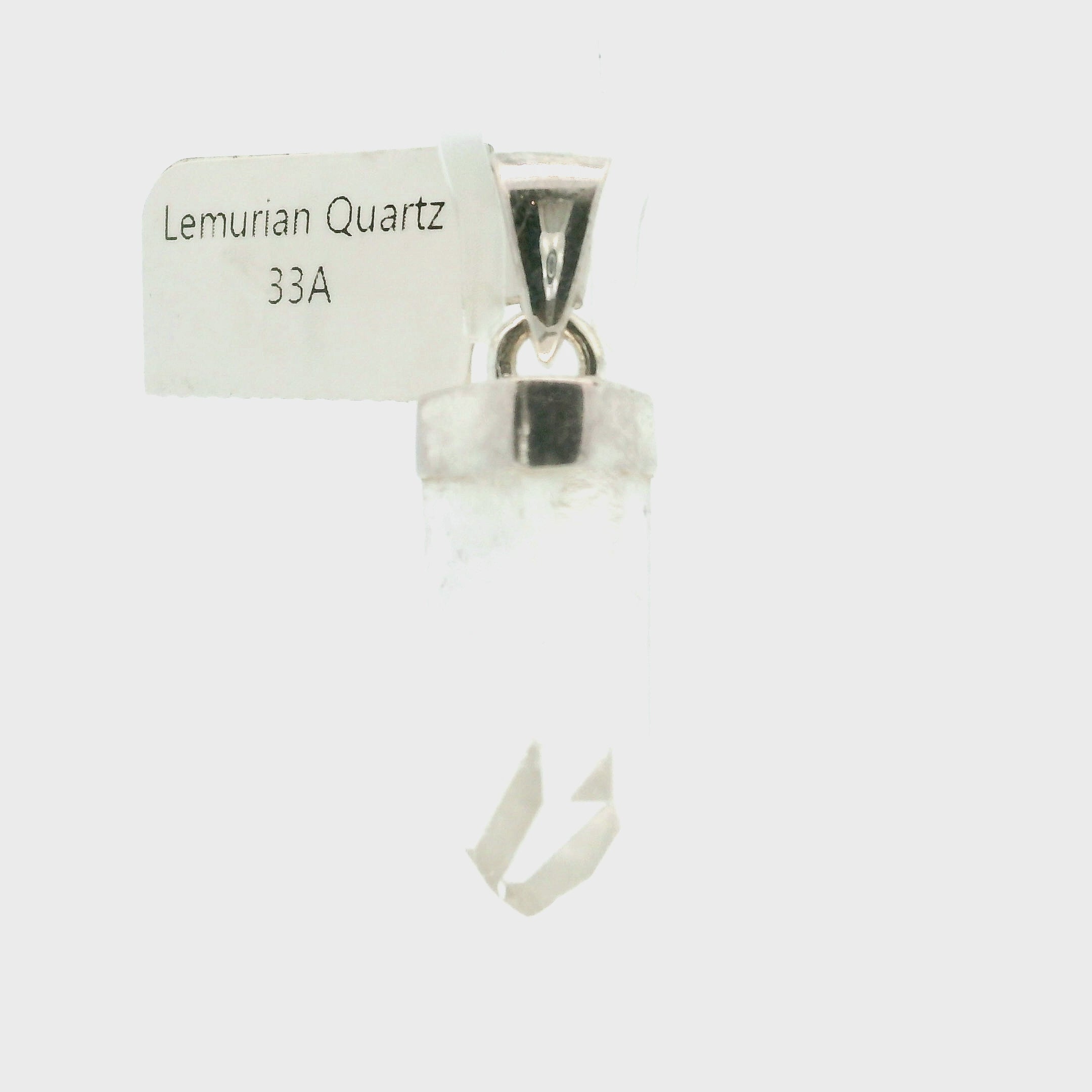 Lemurian Quartz Pendant .925 Silver for Healing, Intention Setting and Manifesting your Desires