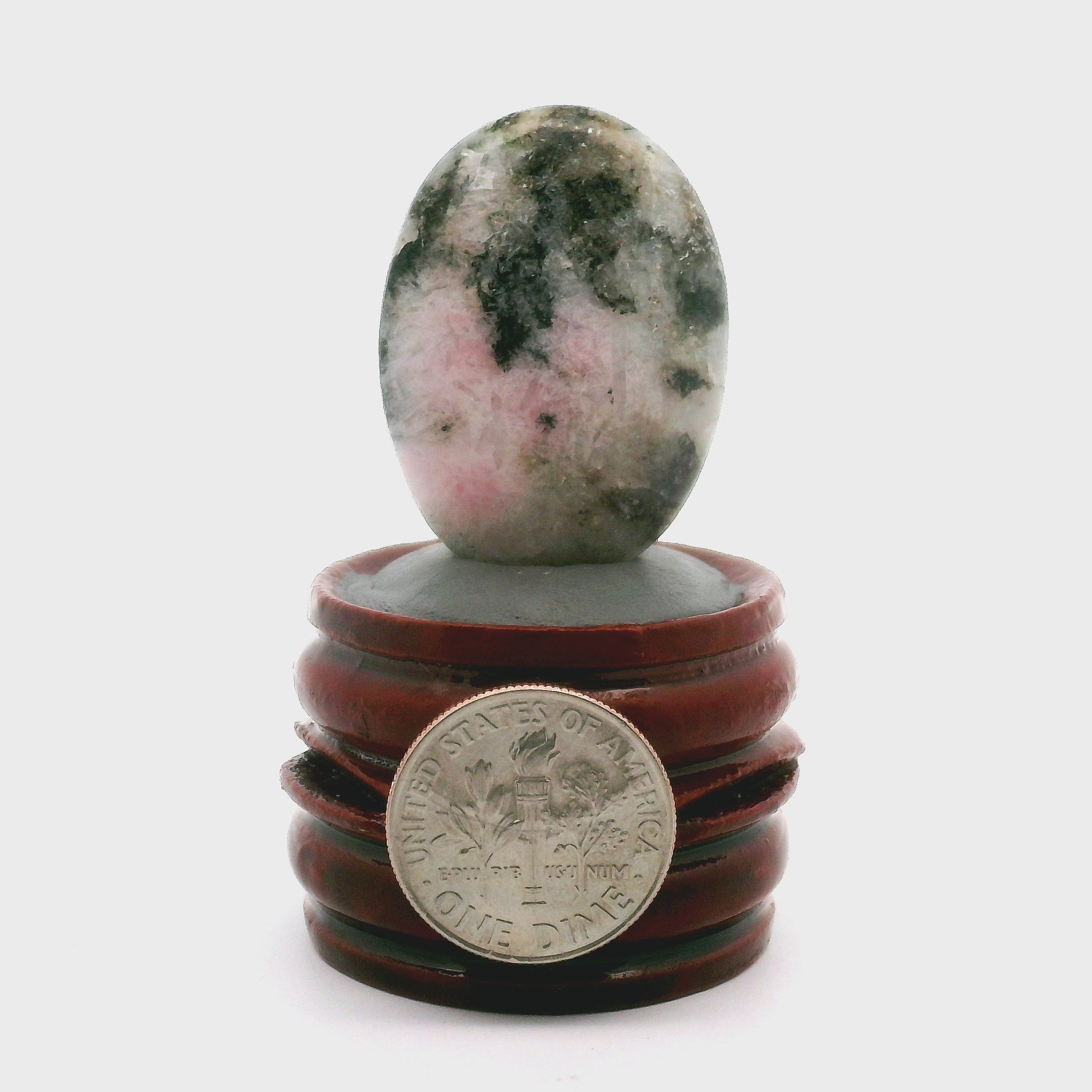 Tugtupite Palm Stone for Joy, Manifestation, Romance, Relationship Healing and Good Luck