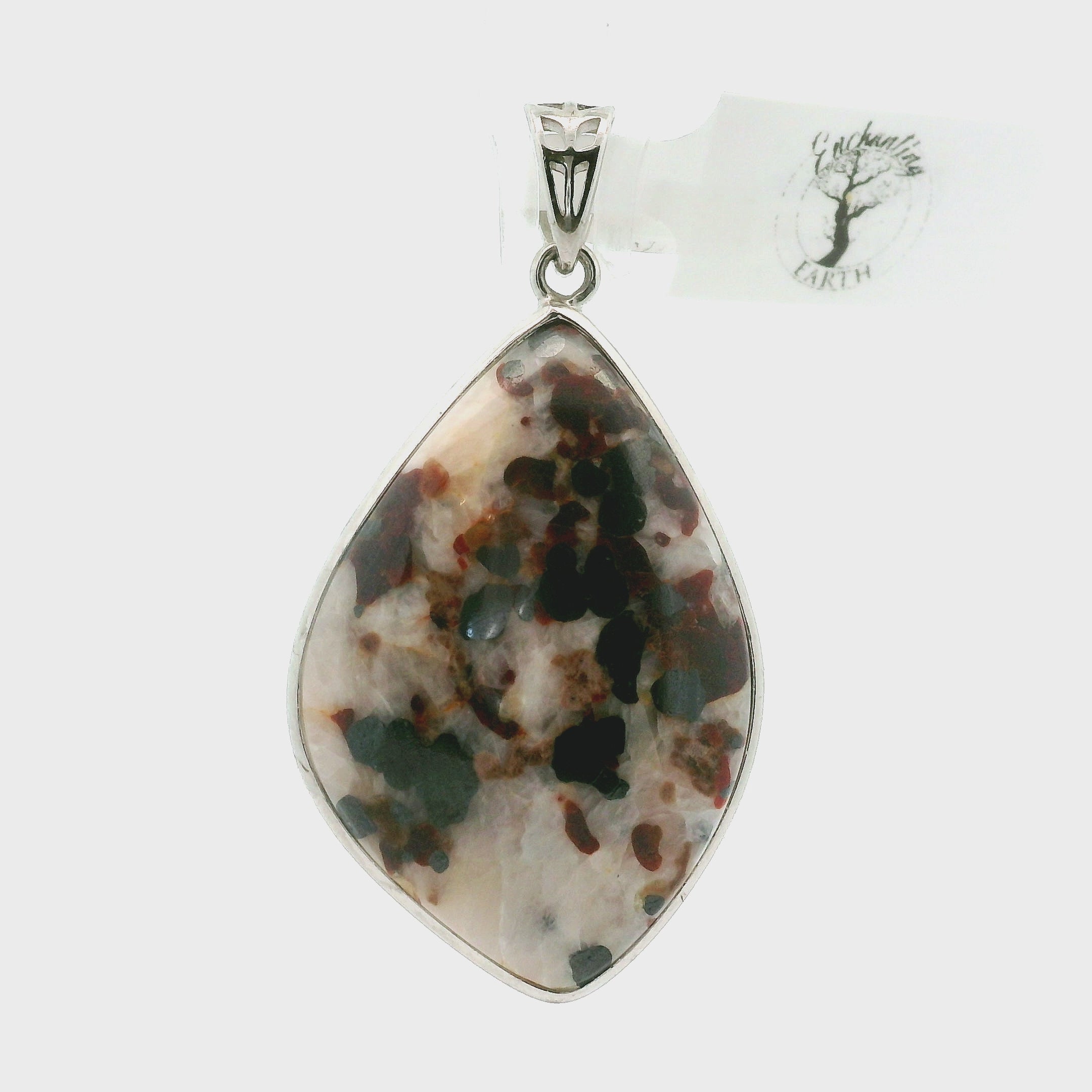 Willemite UV-Reactive Pendant 925 Silver for Creativity, Focus and Transformation