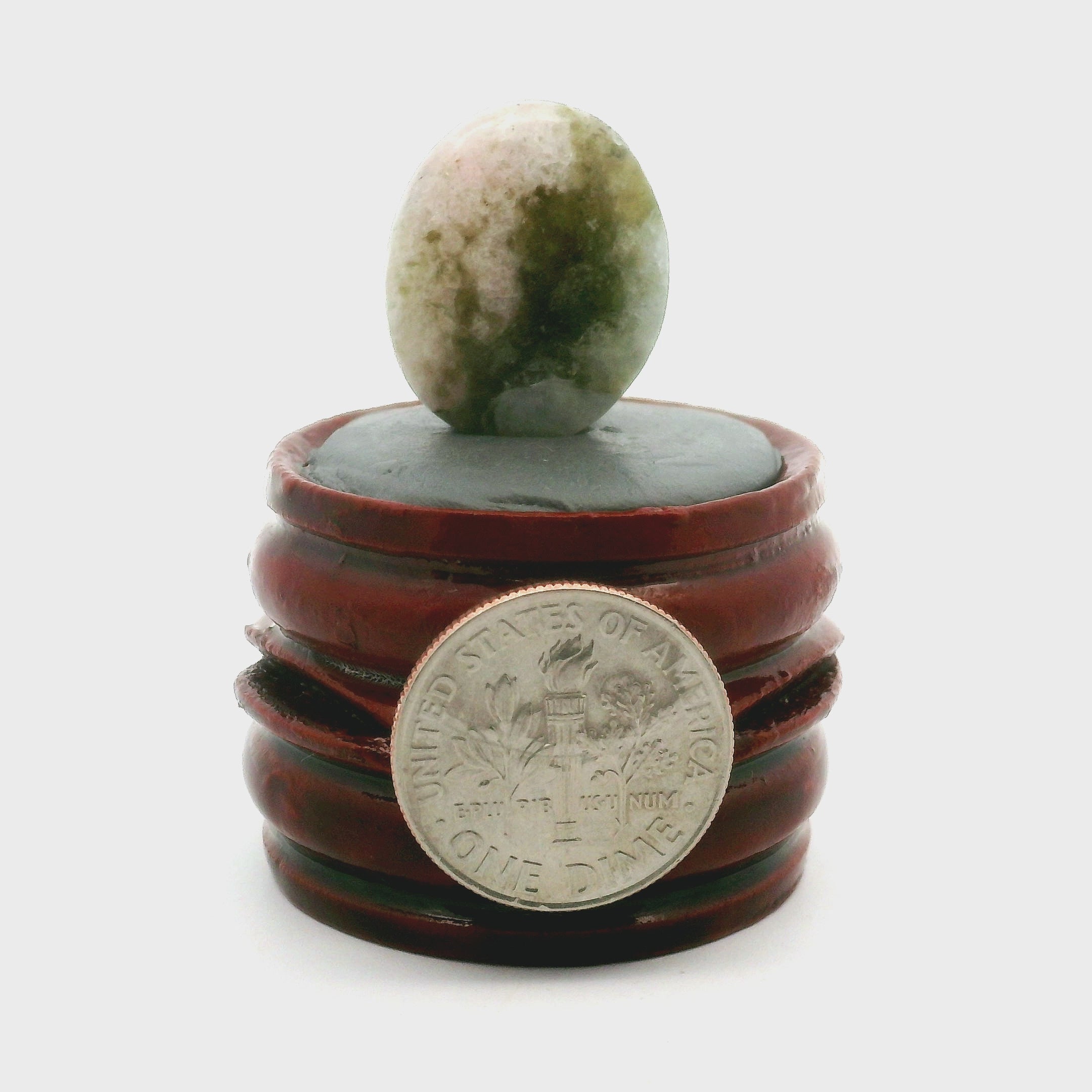 Tugtupite Palm Stone for Joy, Manifestation, Romance, Relationship Healing and Good Luck