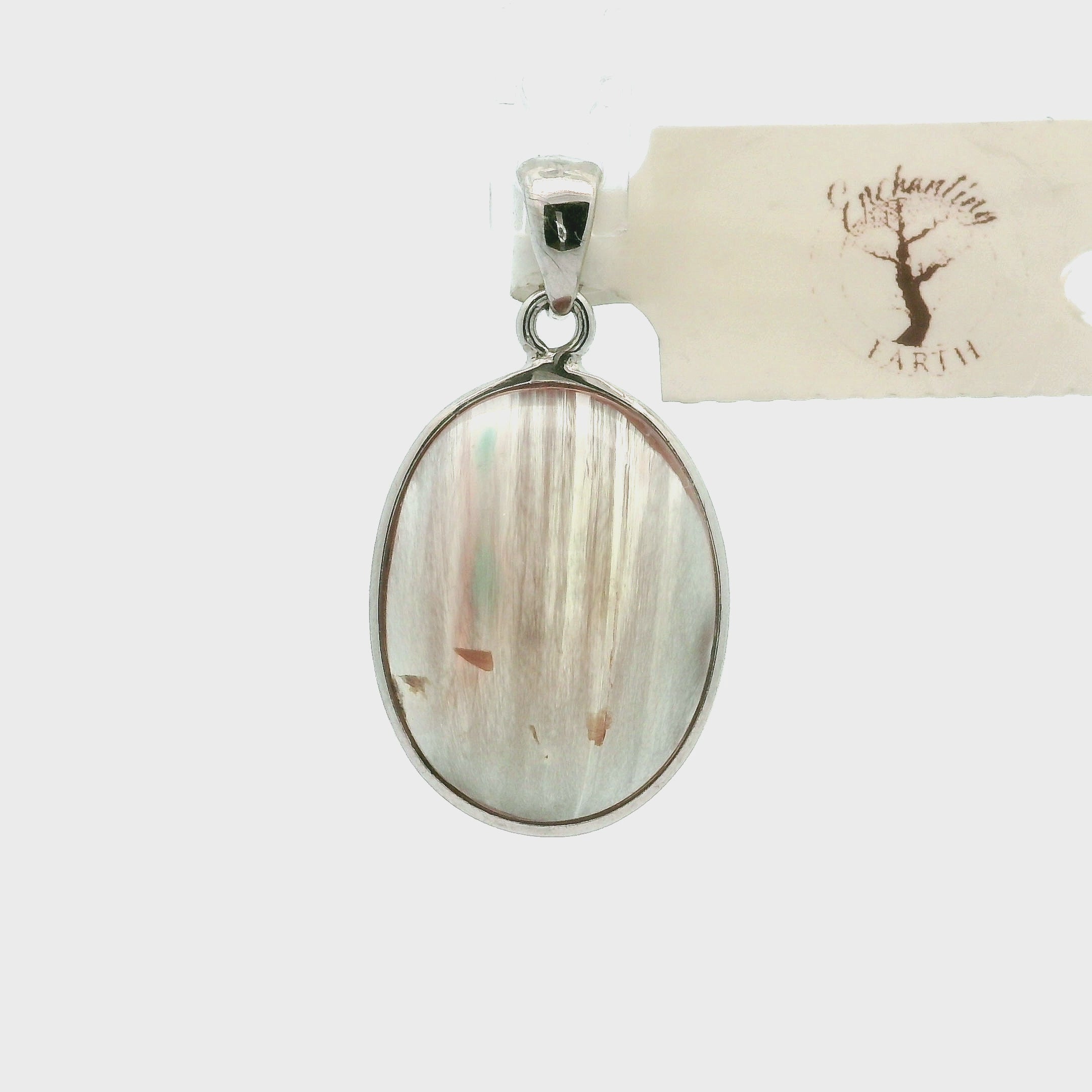 Andesine Golden Labradorite Pendant .925 Silver for Elevating your Consciousness