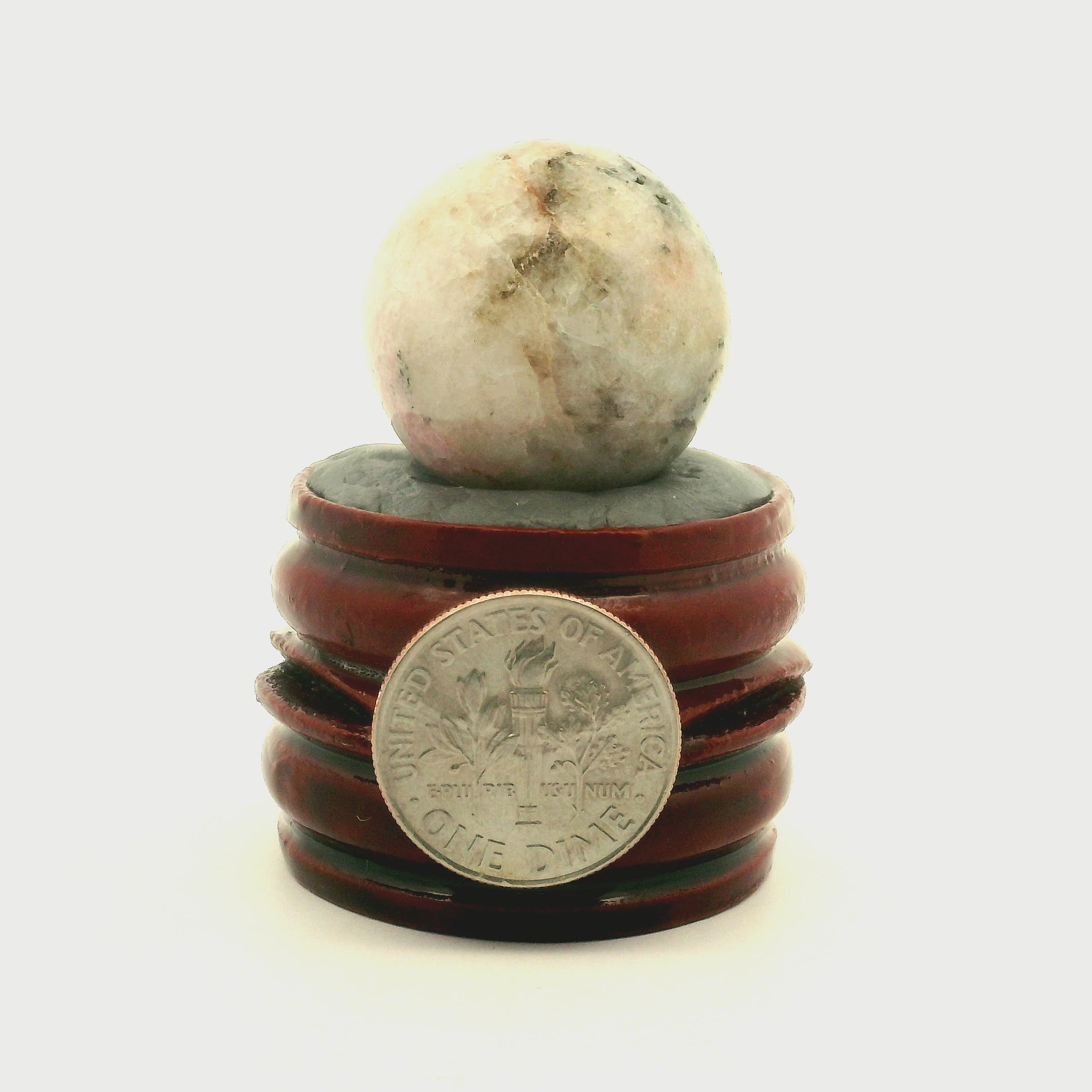Tugtupite Sphere for Joy, Manifestation, Romance, Relationship Healing and Good Luck