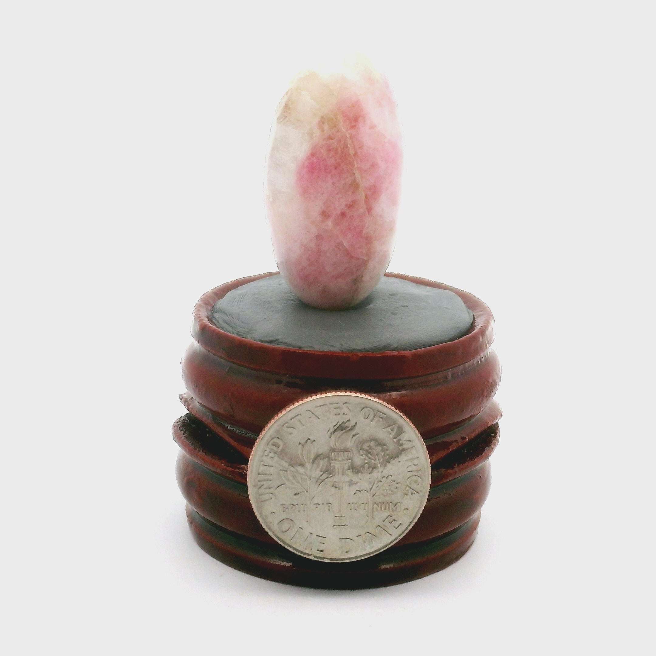 Tugtupite Lingam for Joy, Manifestation, Romance, Relationship Healing and Good Luck
