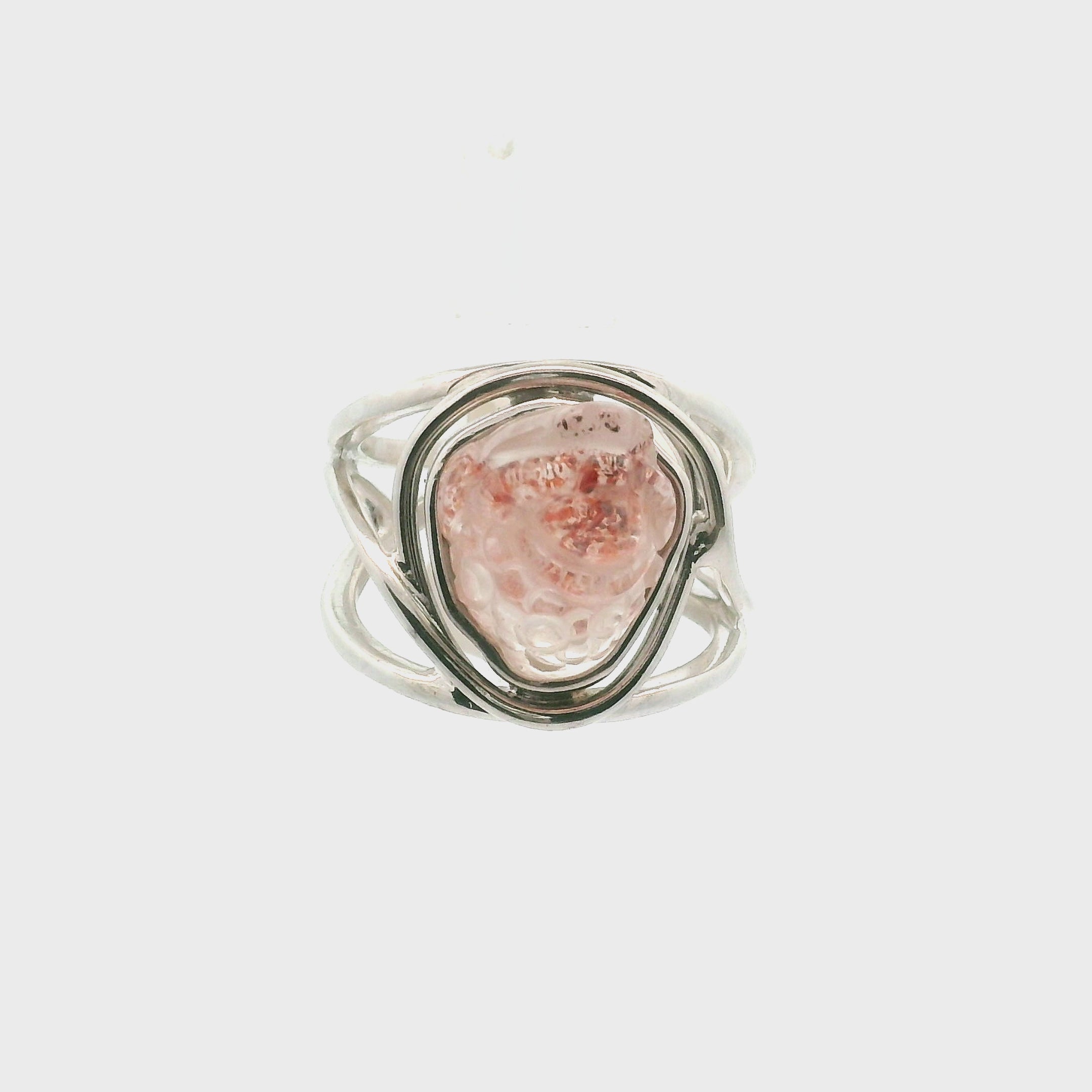 Super 7 Money Toad Cuff Ring .925 Silver (High Quality) for Awakening your Gifts and Creating your Dream Life