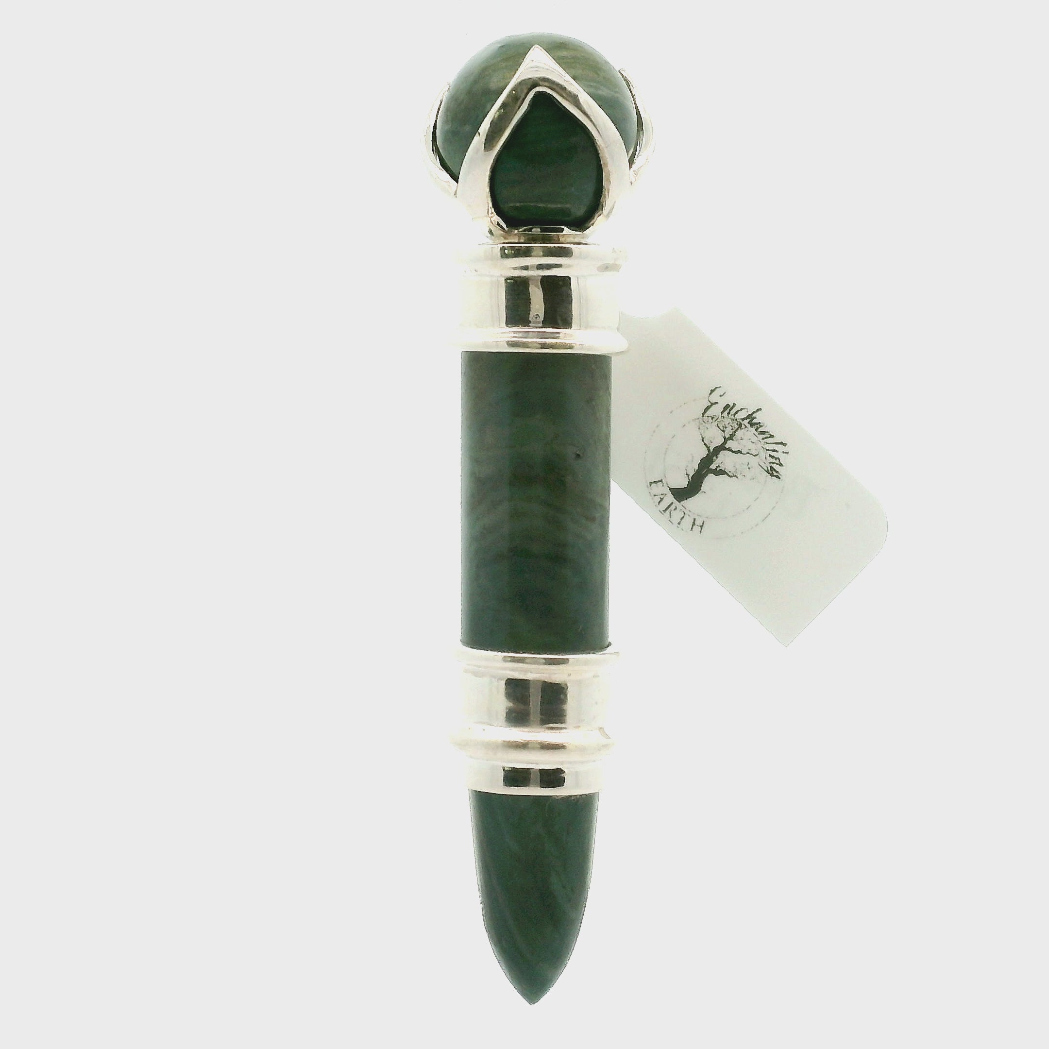 Bogwood Wandlet .925 Silver for Grounding and Connecting with Ancient Earth