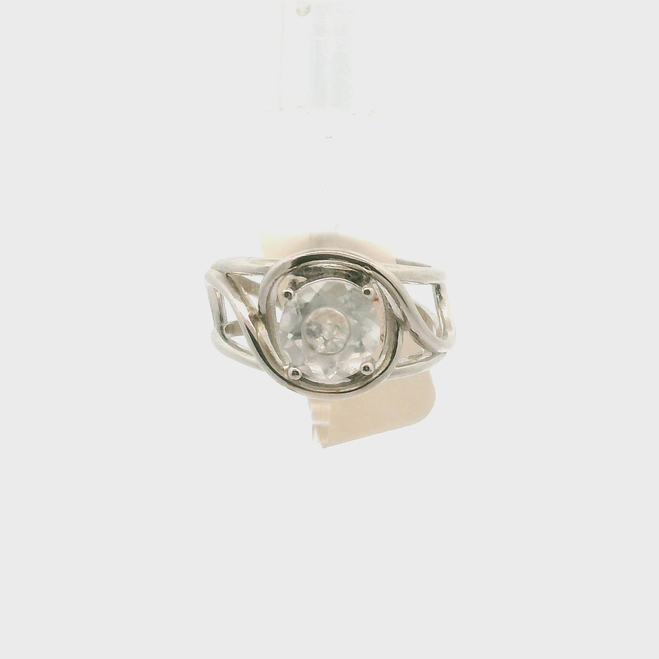 Herkimer Diamonds with Inlays Cuff Ring .925 Silver for Amplifying Energy and Attunement