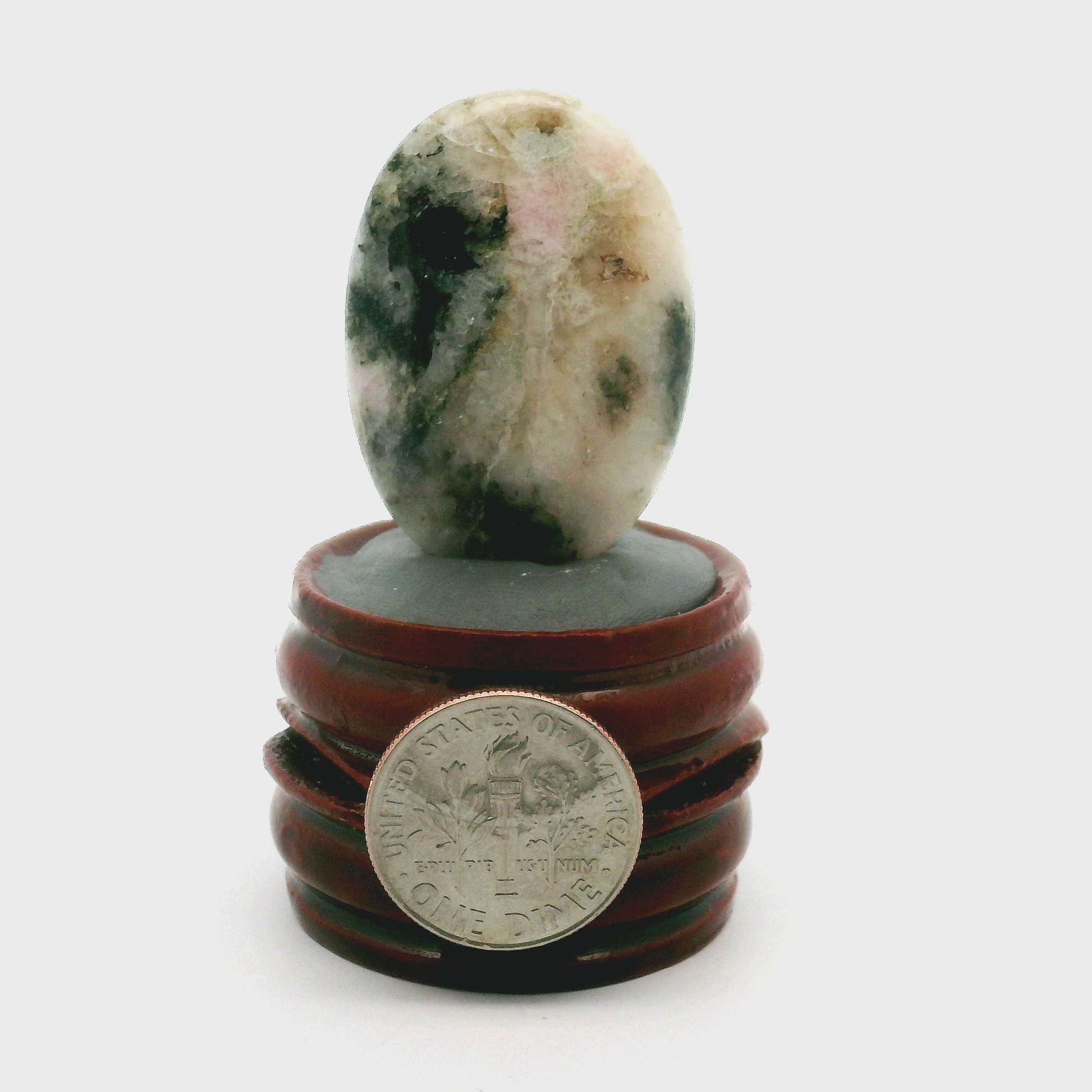 Tugtupite Palm Stone for Joy, Manifestation, Romance, Relationship Healing and Good Luck