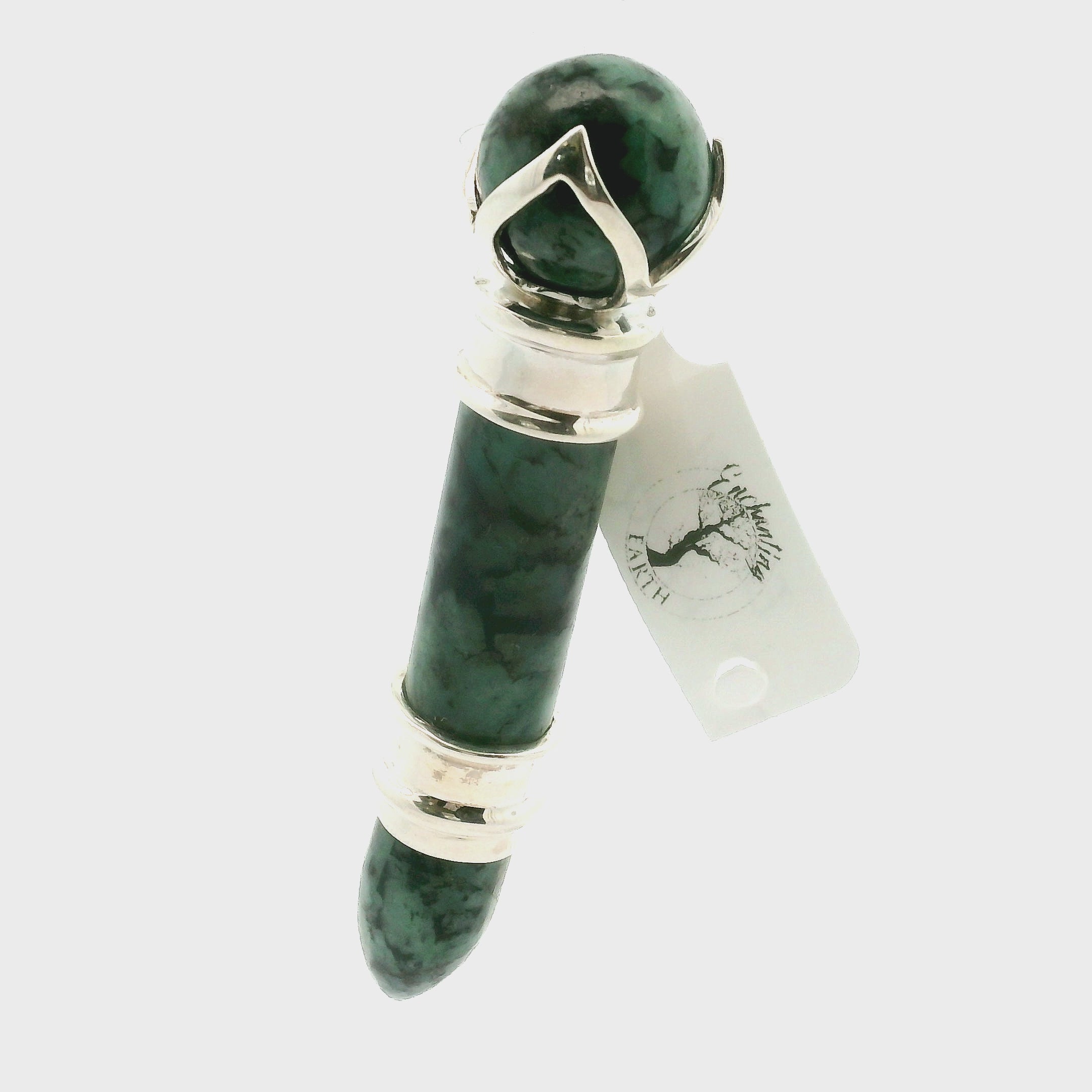 Emerald Wandlet .925 Silver for Abundance and Attraction