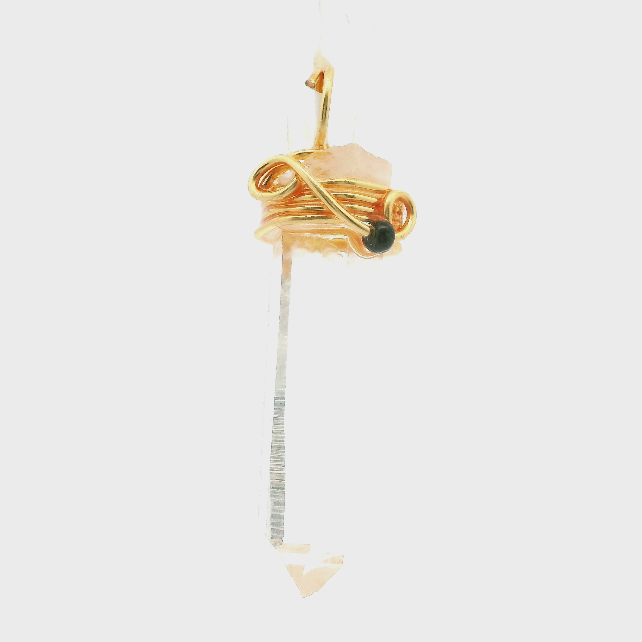 Colombia Lemurian Quartz Pendants .925 Silver for Healing, Intention Setting and Manifesting your Desires