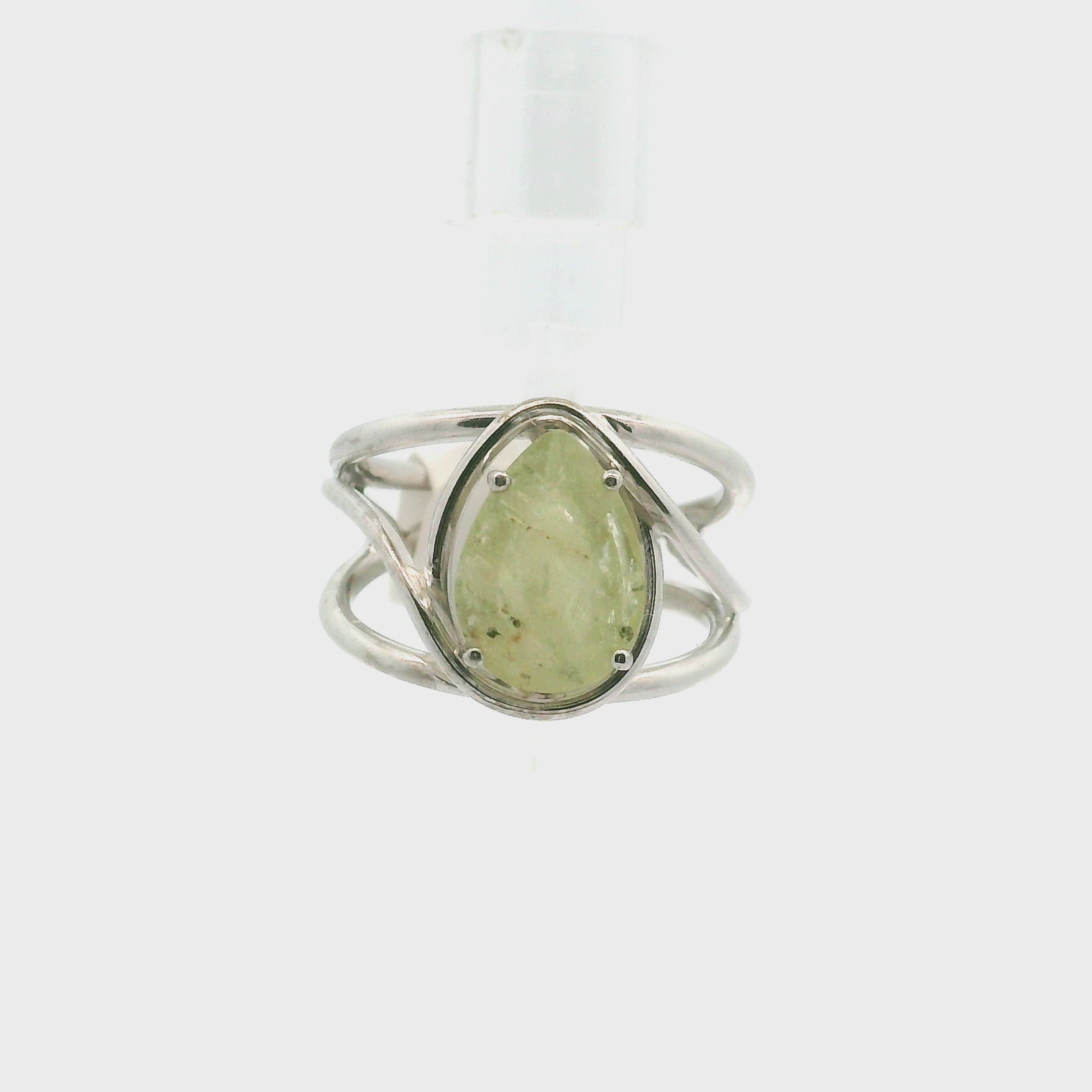 Braziliante Cuff Ring .925 Silver for Focus and Enhancing Joy