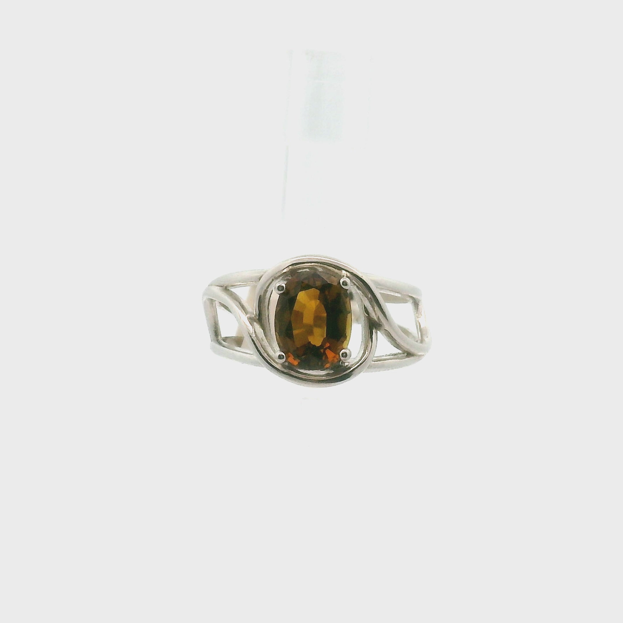 Kenya Color Shift Tourmaline Midi Cuff Ring .925 Silver for Transformation