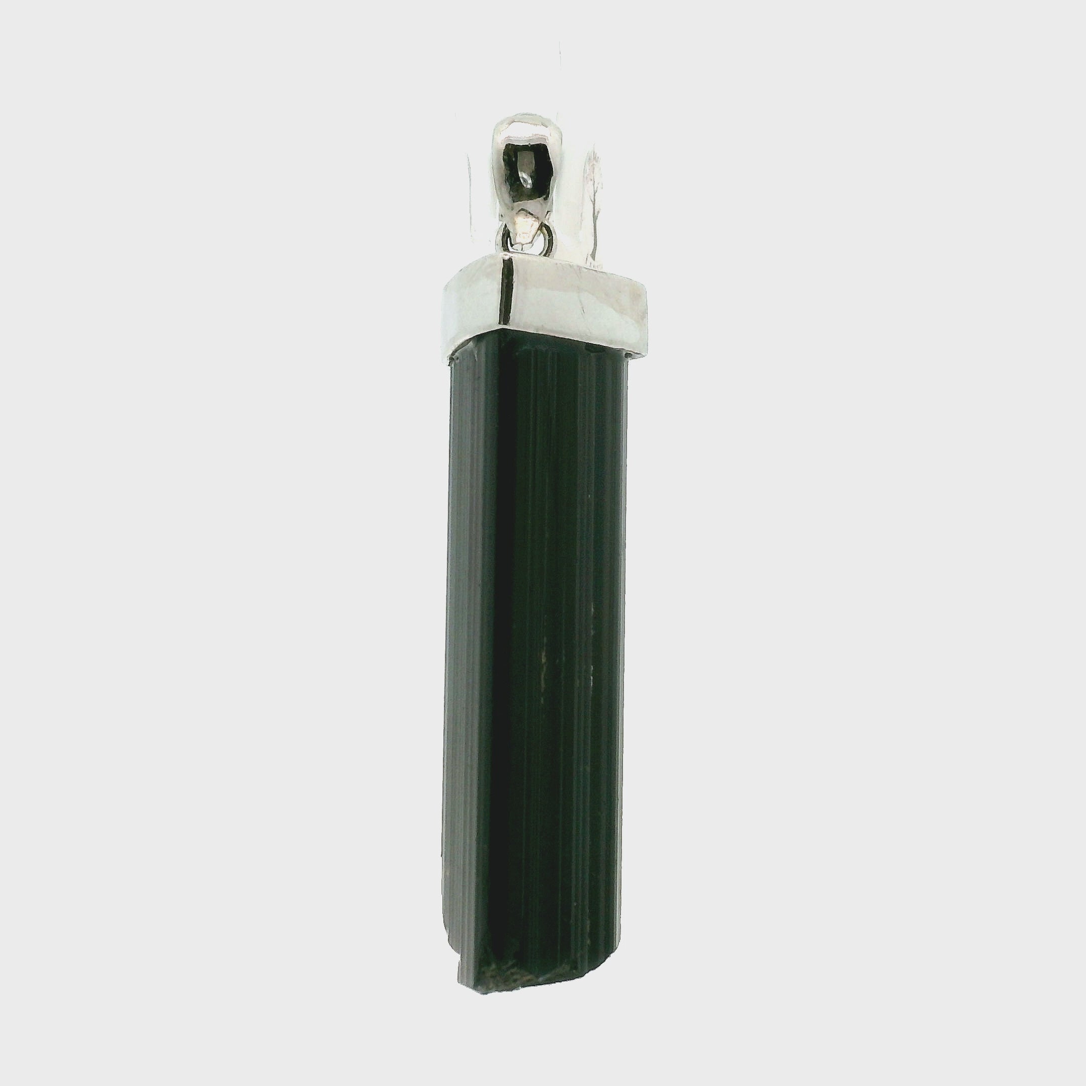 Black Tourmaline Pendant for Protection and Energetic Purification