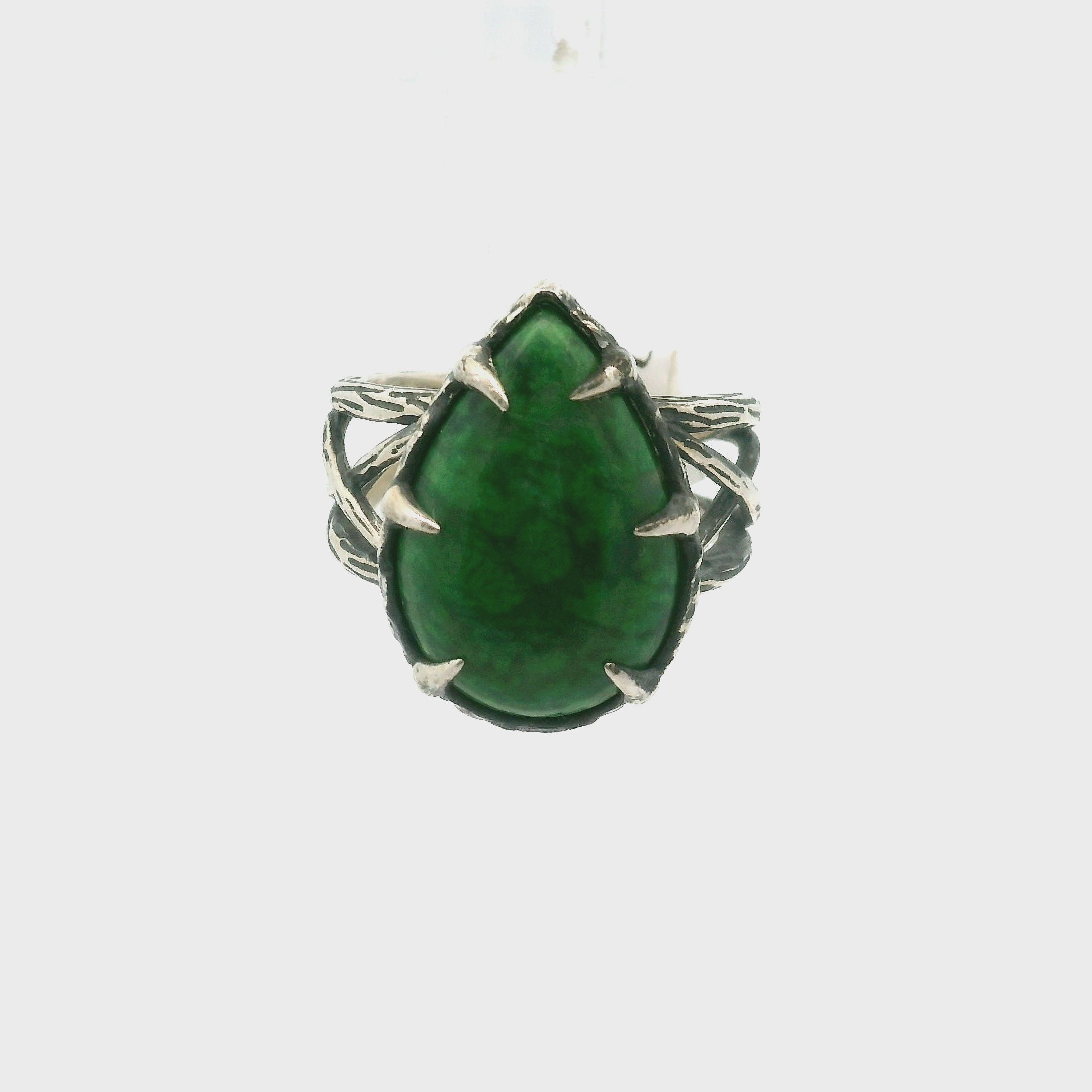 Maw Sit Sit Bad Witch Cuff Ring .925 Silver for Attracting New Relationships and Opportunities