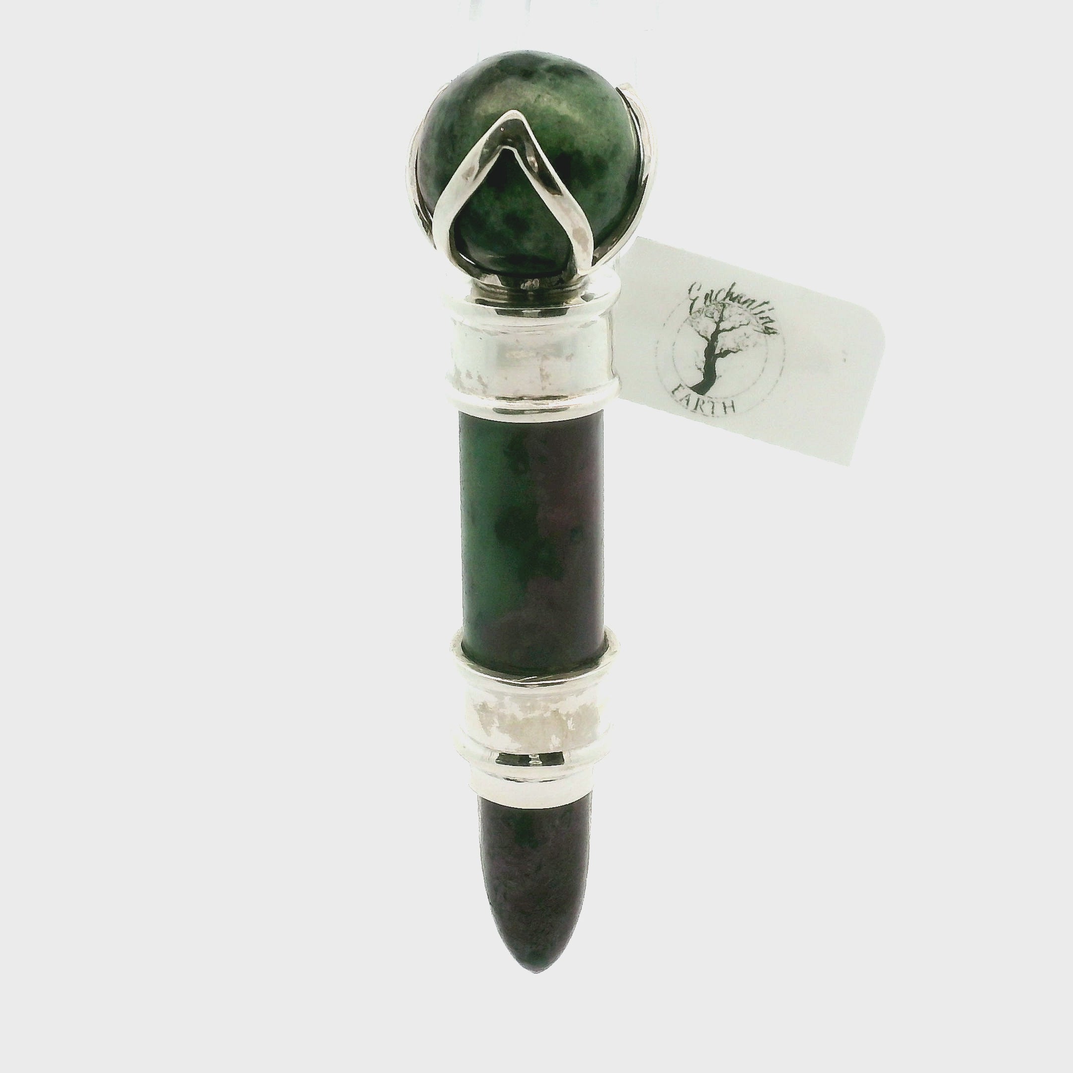 Ruby in Zoisite Wandlet .925 Silver for Passion and Rejuvenation