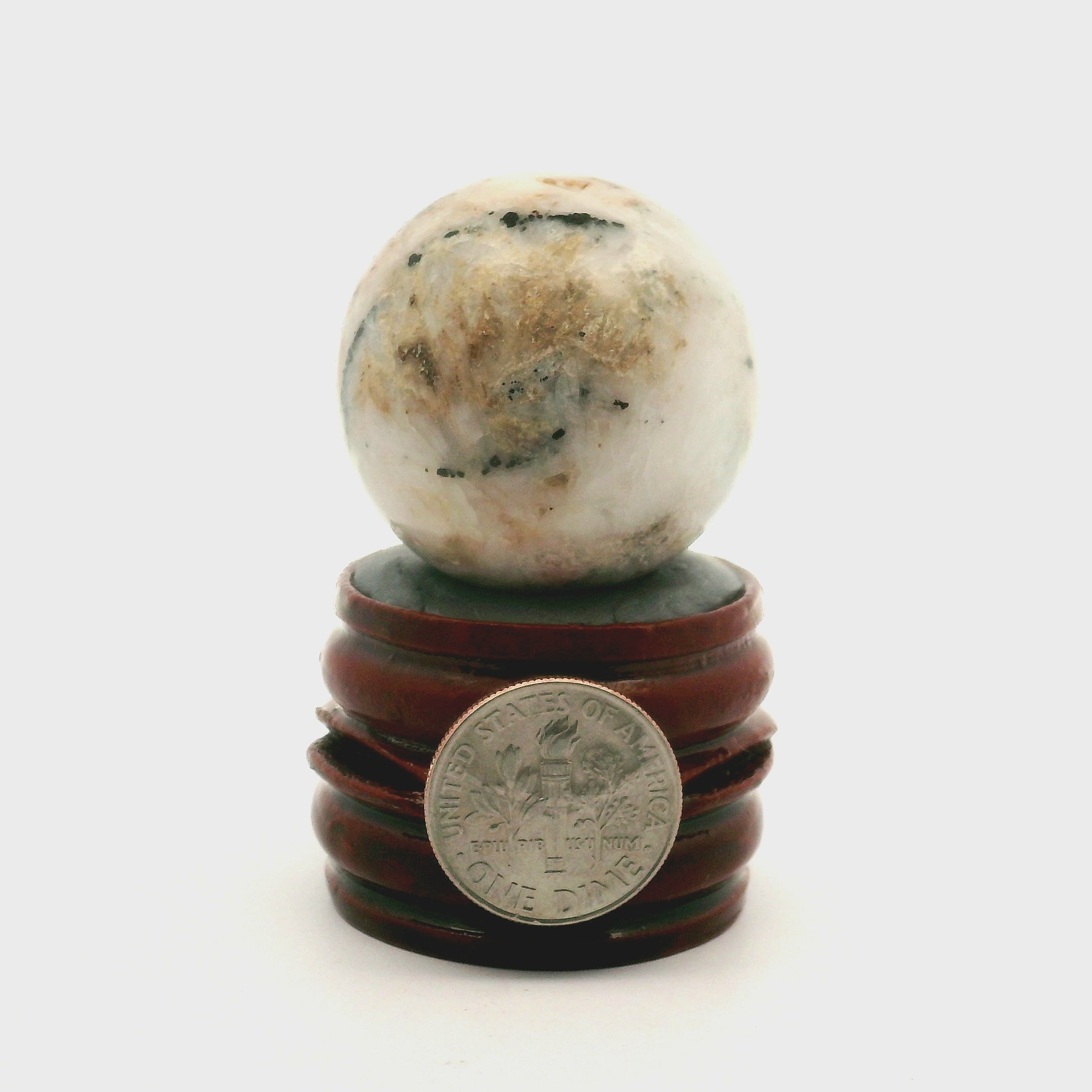 Tugtupite Sphere for Joy, Manifestation, Romance, Relationship Healing and Good Luck