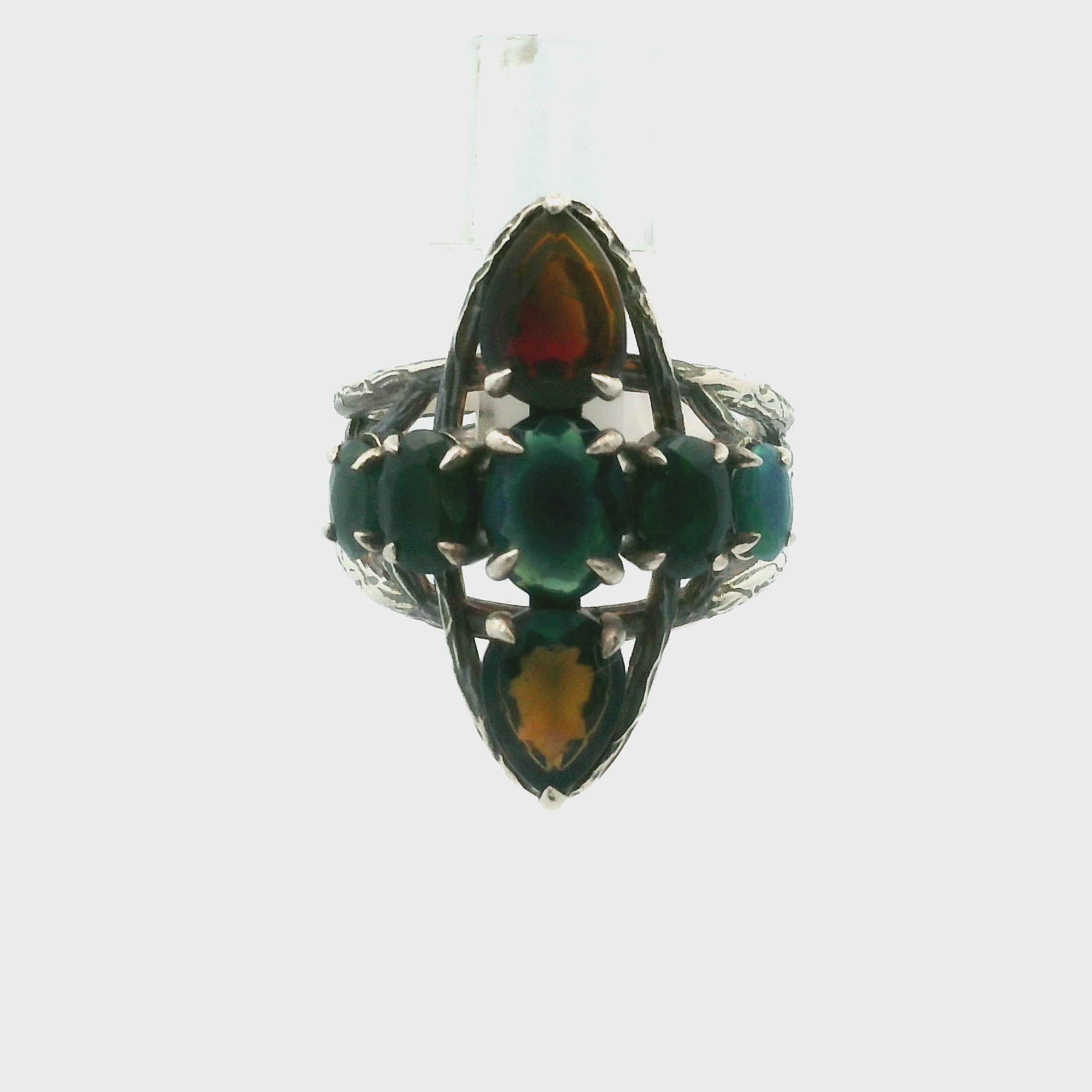Cross Bad Witch Cuff Ring .925 Silver for Healing, Intention Setting and Manifesting your Desires