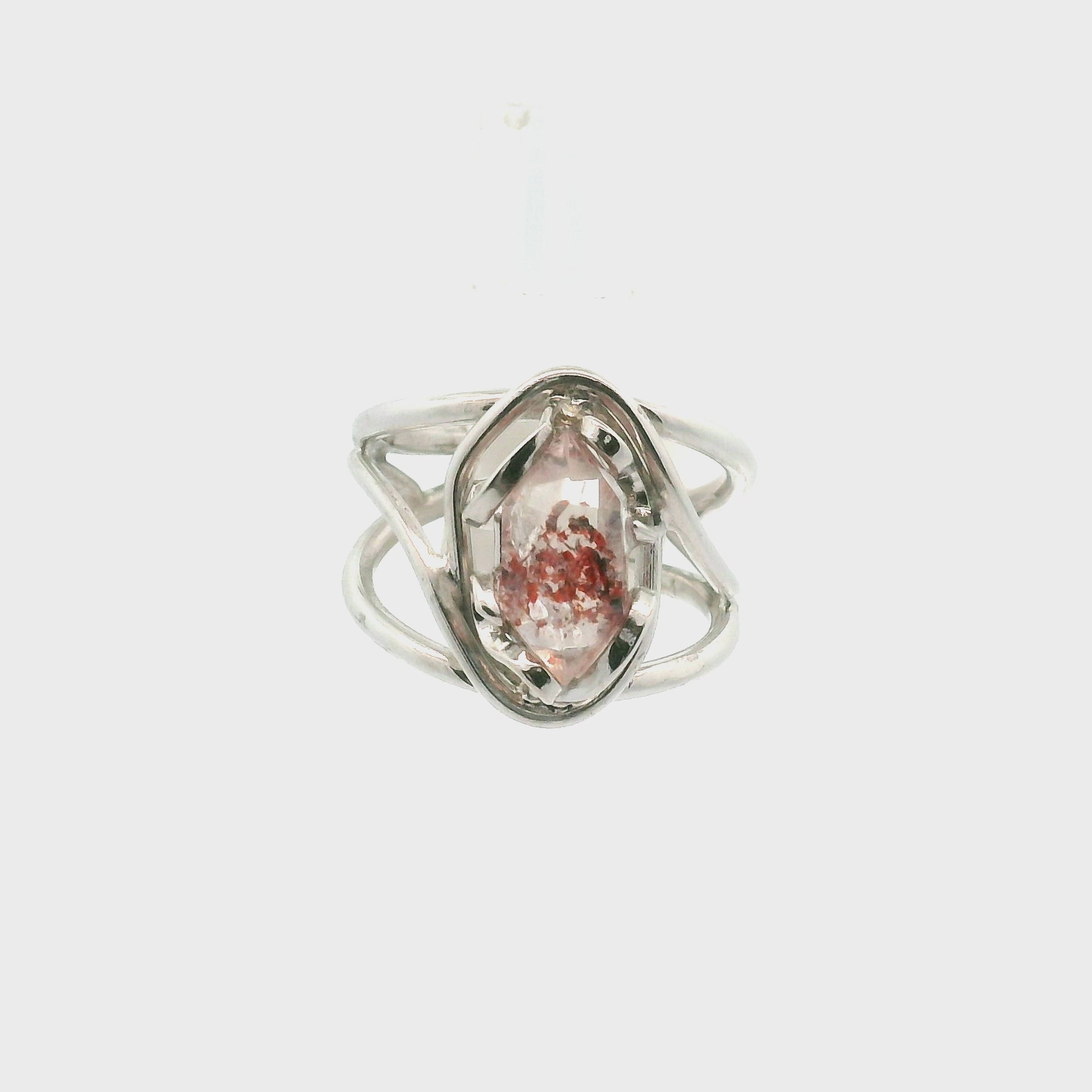 Super 7 Cuff Ring .925 Silver (High Quality) for Awakening your Gifts and Creating your Dream Life