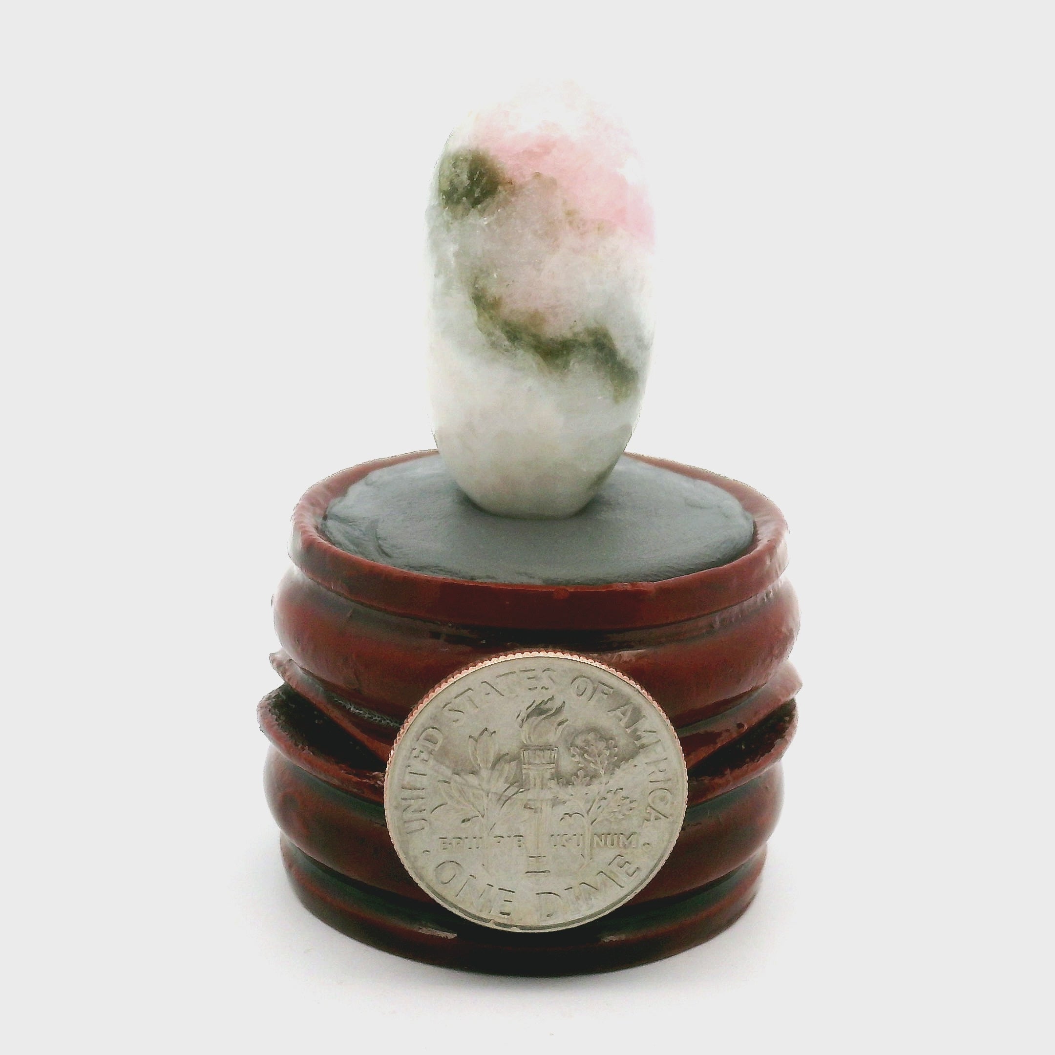 Tugtupite Lingam for Joy, Manifestation, Romance, Relationship Healing and Good Luck