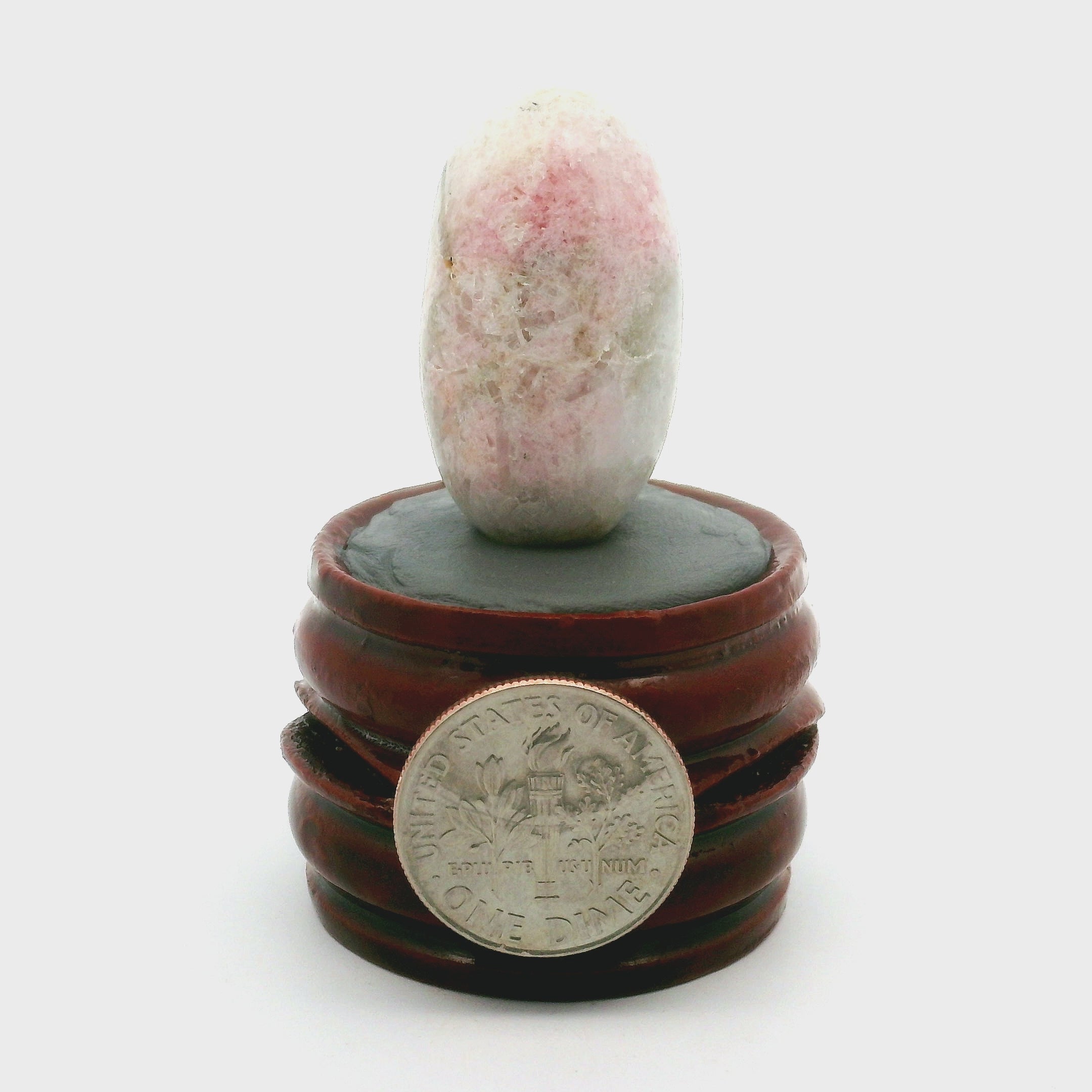Tugtupite Lingam for Joy, Manifestation, Romance, Relationship Healing and Good Luck