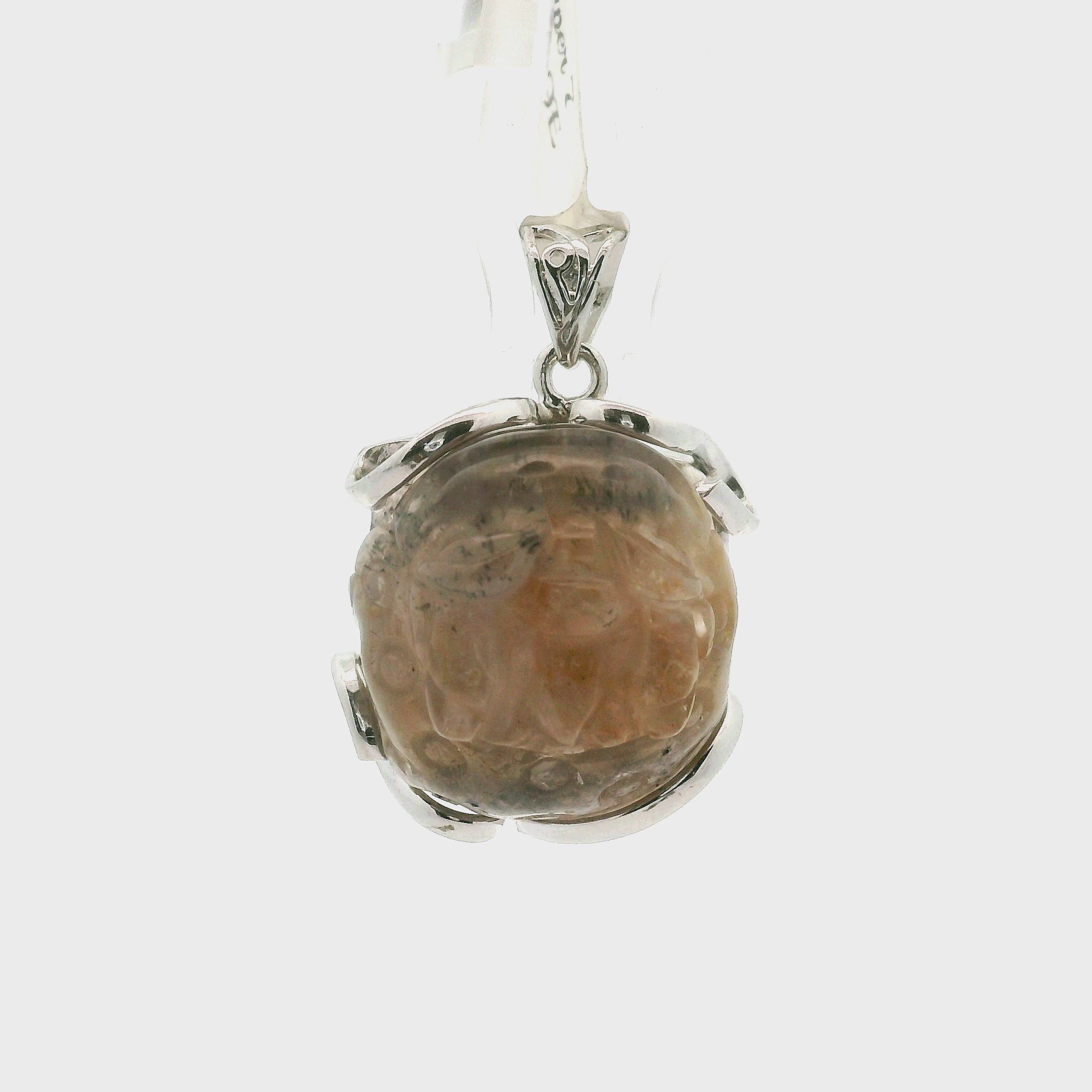 Super 7 Money Toad Pendant .925 Silver for Awakening your Gifts and Creating your Dream Life