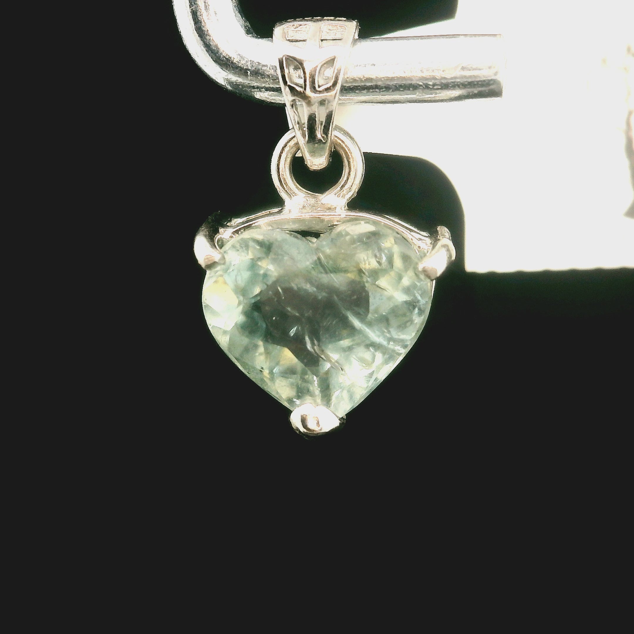 Green Tourmaline Pendant .925 Silver for Removing Insecurities and Helping Inspire Creativity