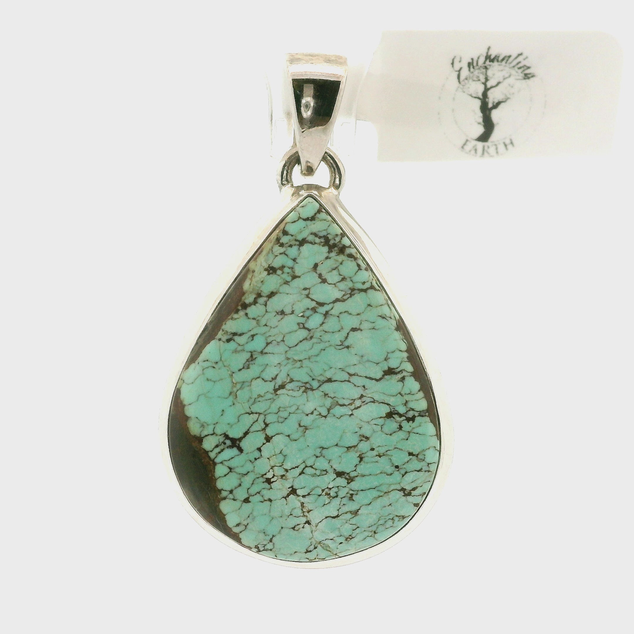 Turquoise Pendants 925 Silver for Good Luck, Prosperity and Protection