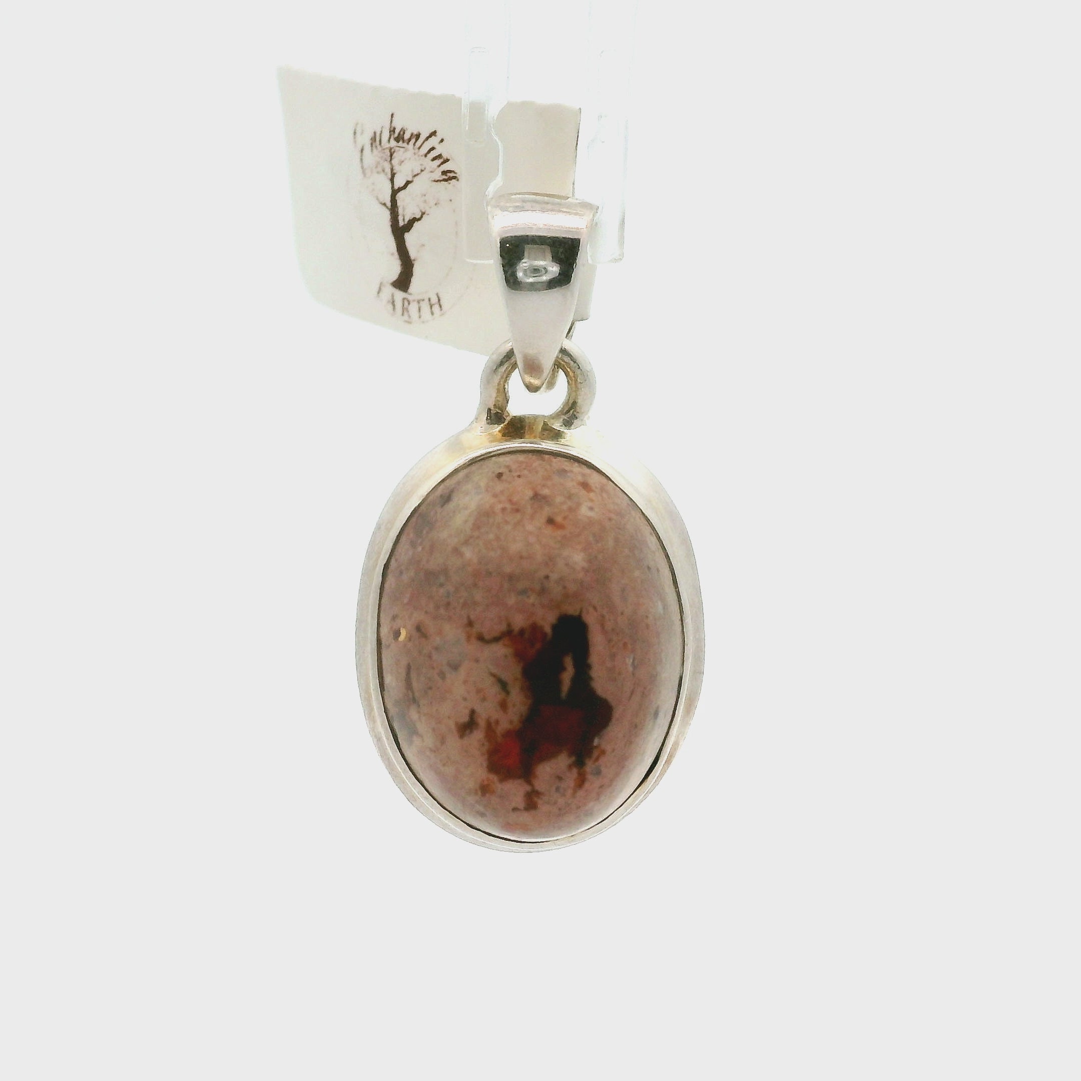 Fire Opal Pendant .925 Silver for Confidence and Increasing Motivation
