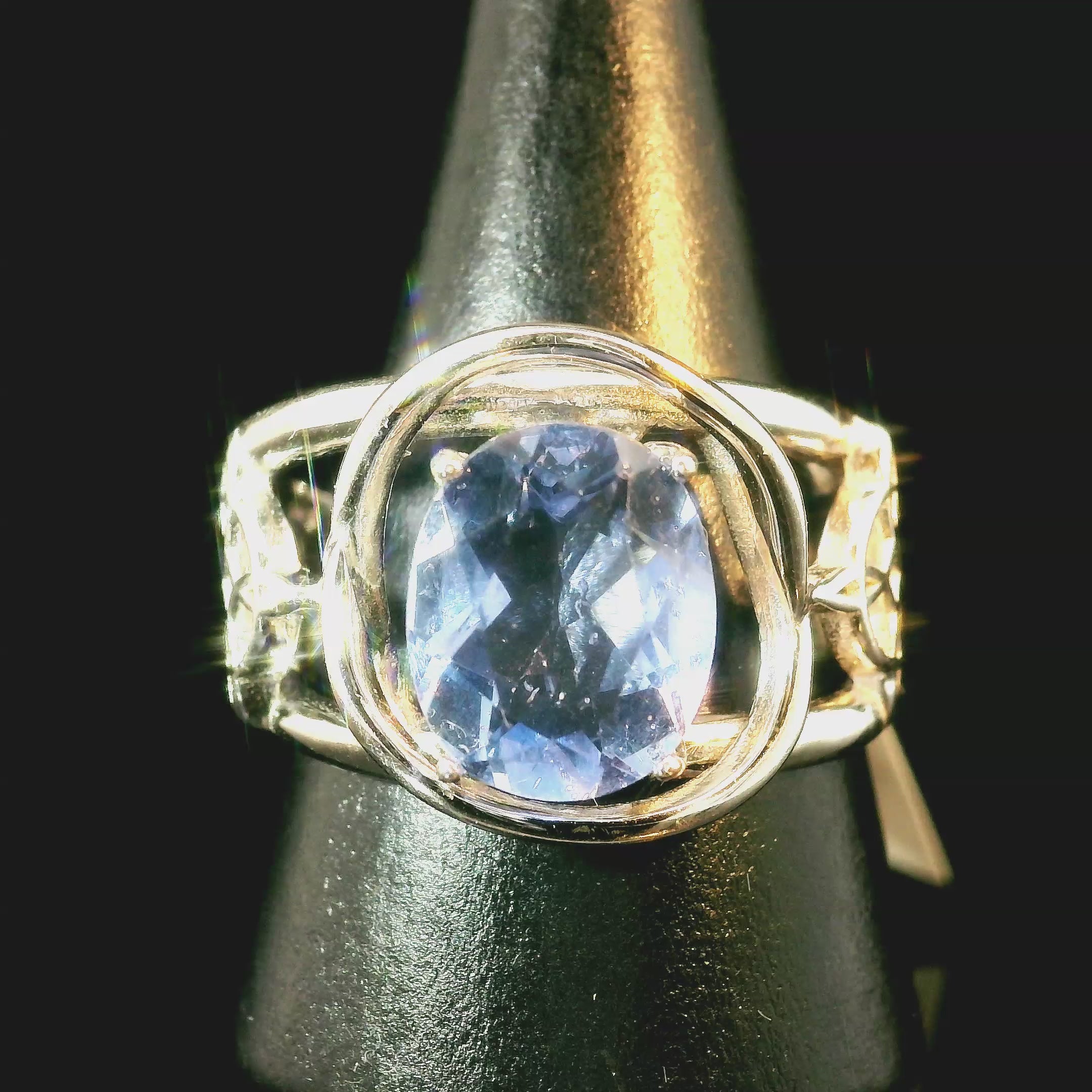 Witches Knot Cuff Ring 925 Silver for Protection, Magic and Connection to Nature