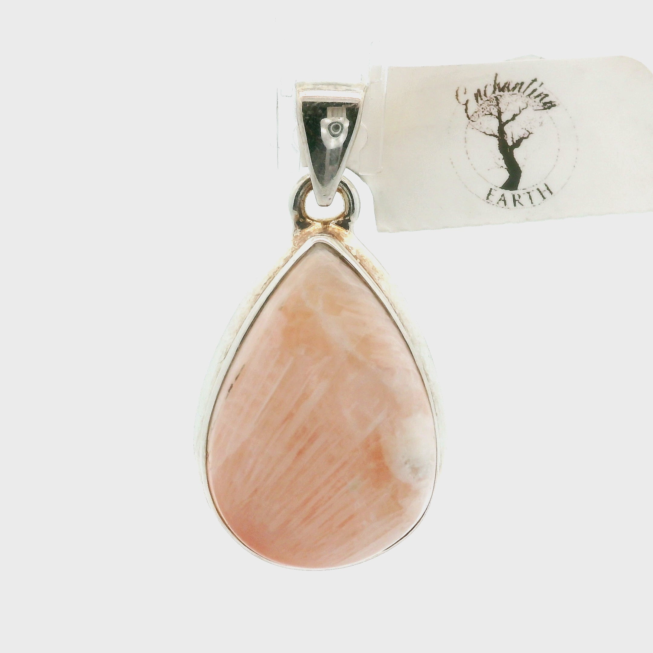 Scolecite Pendants .925 Silver for Accessing Higher Realms and Lineage Healing