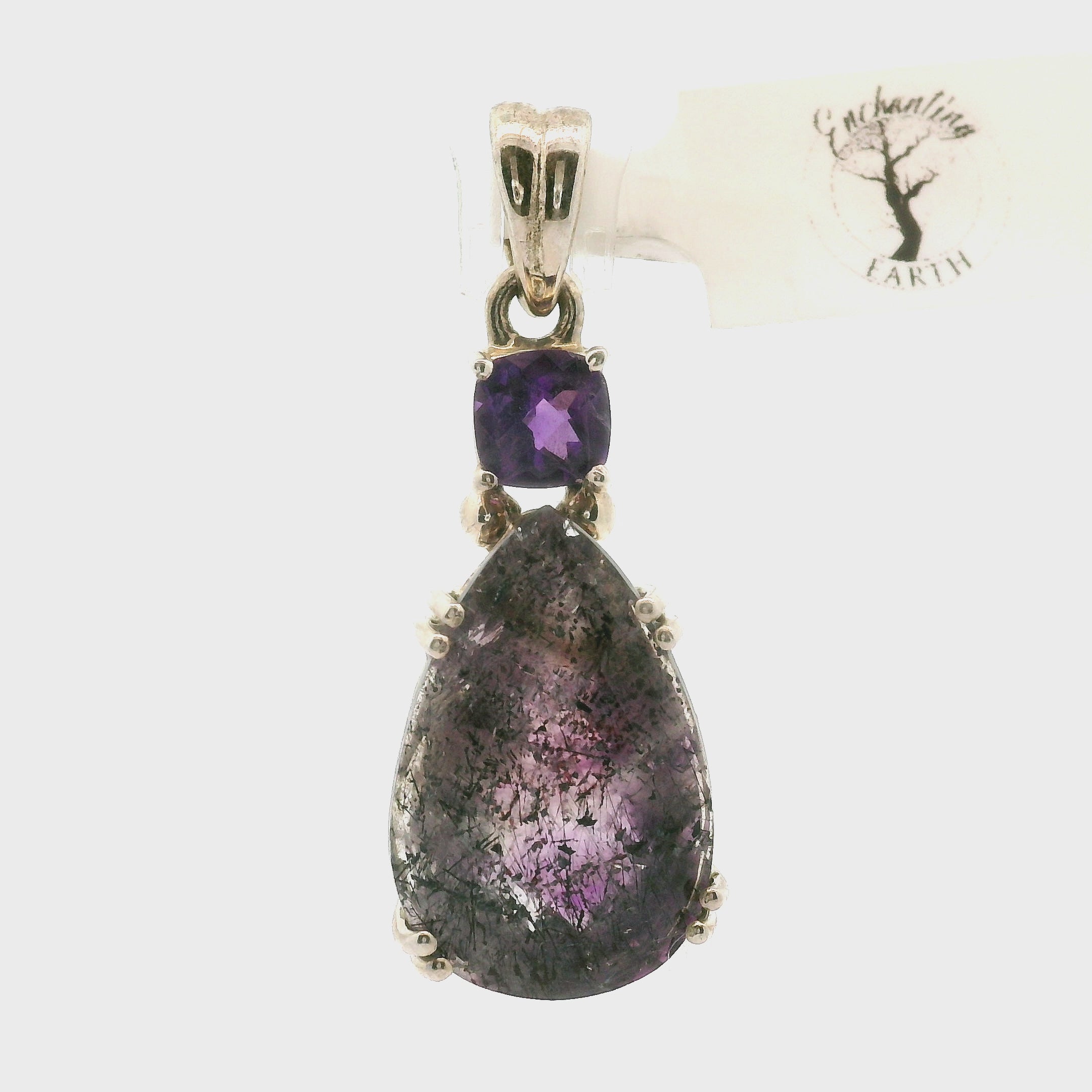 Super 7 Multi-Stone Pendant .925 Silver for Awakening your Gifts and Creating your Dream Life