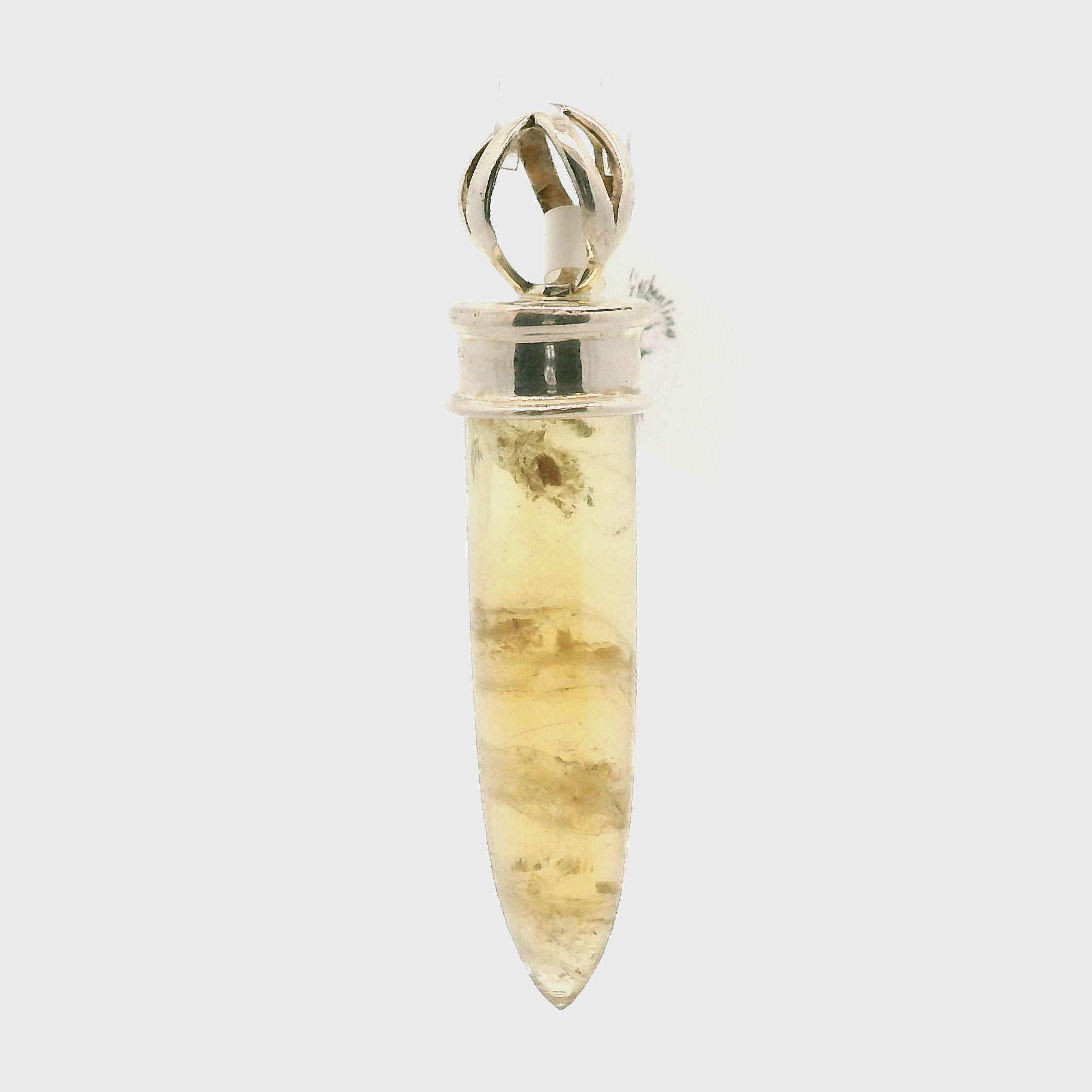 Citrine Wandlet .925 Silver for Prosperity and Fortune