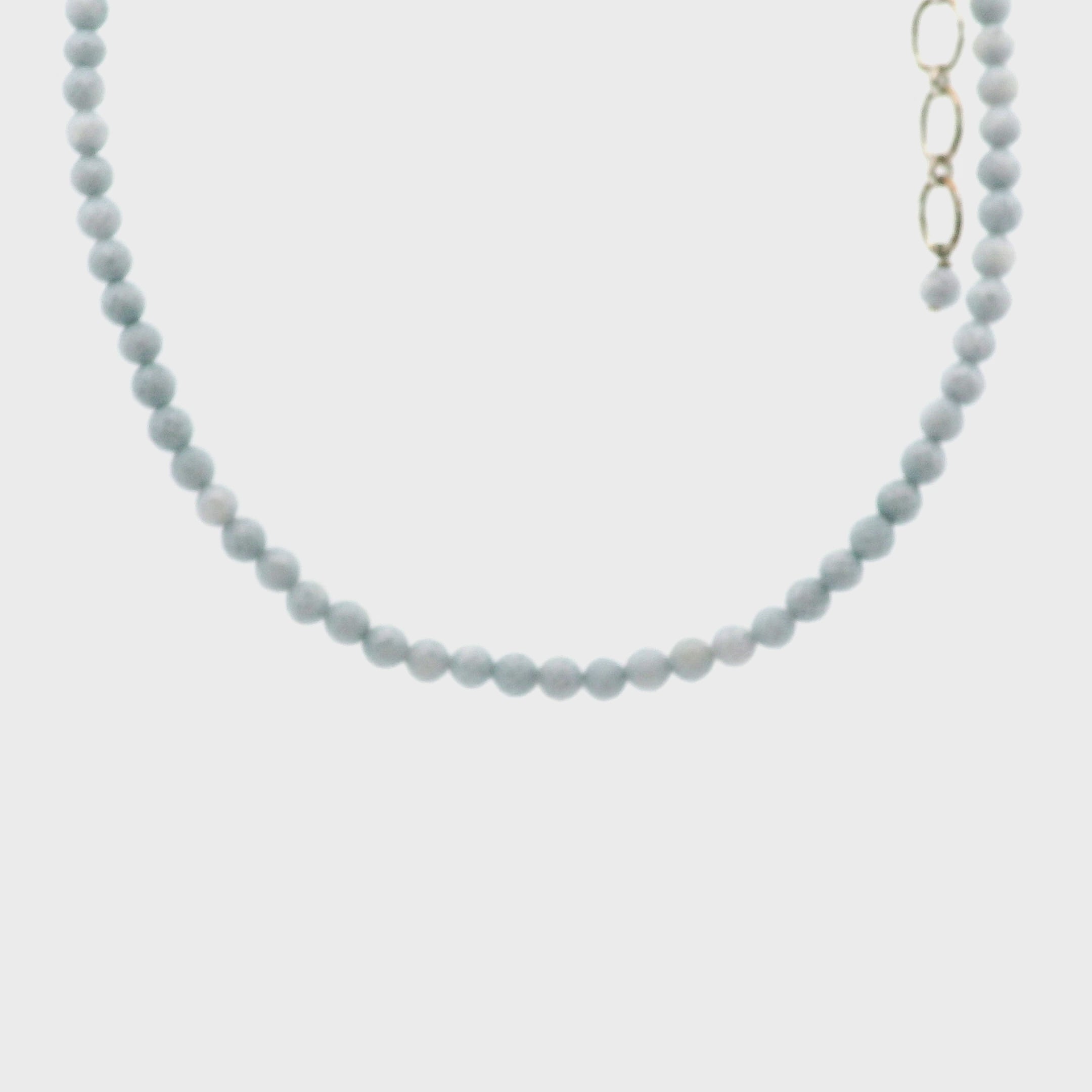 Owyhee Opal Micro Faceted Necklace 925 Silver for Balance and Emotional Healing