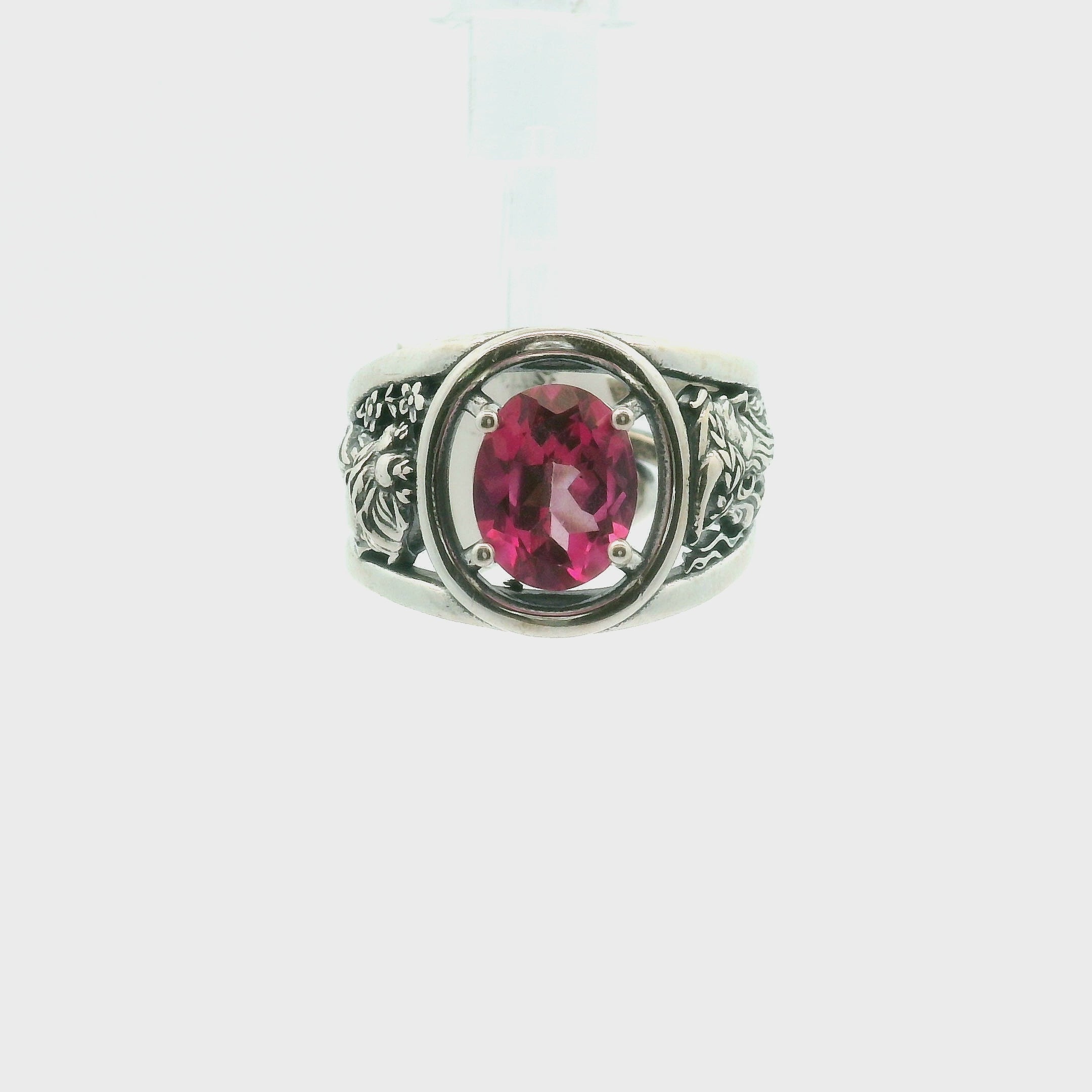 Hades + Persephone Cuff Ring .925 Silver for Health and Strength