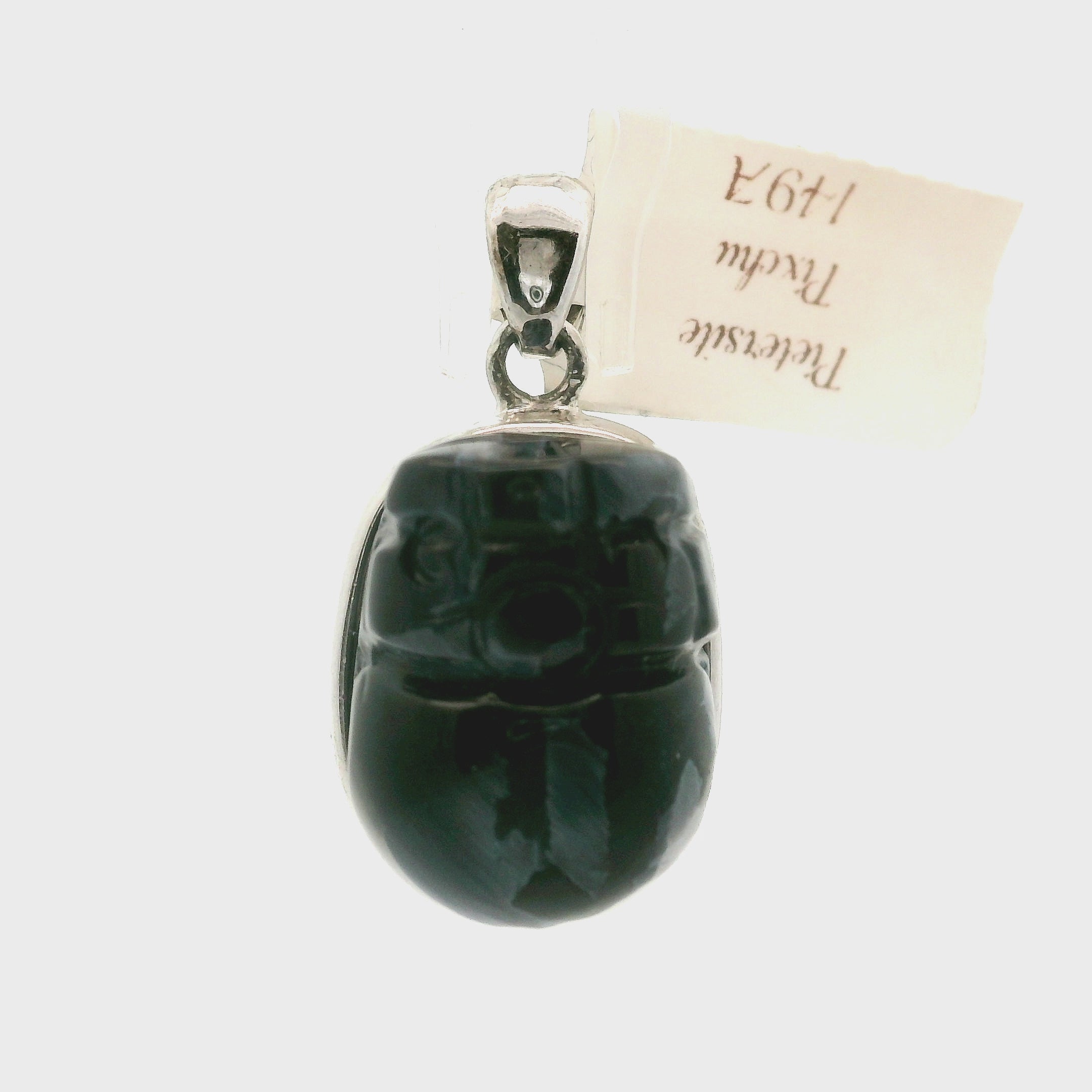 Pietersite Pixiu Pendant .925 Silver for Intuition, Transformation and Willpower