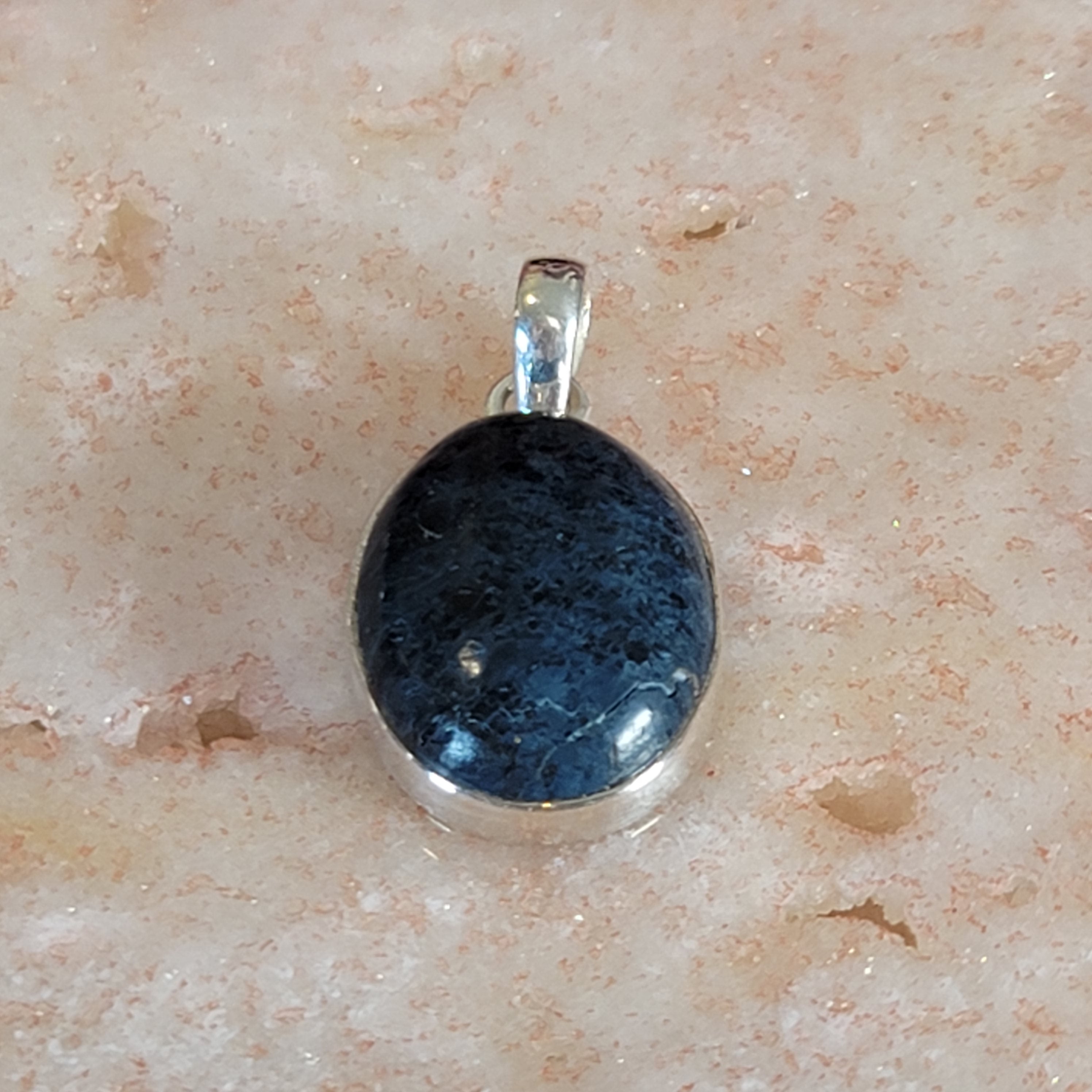 Vivianite Pendant .925 Silver for Compassion, Inspiration and Kindness