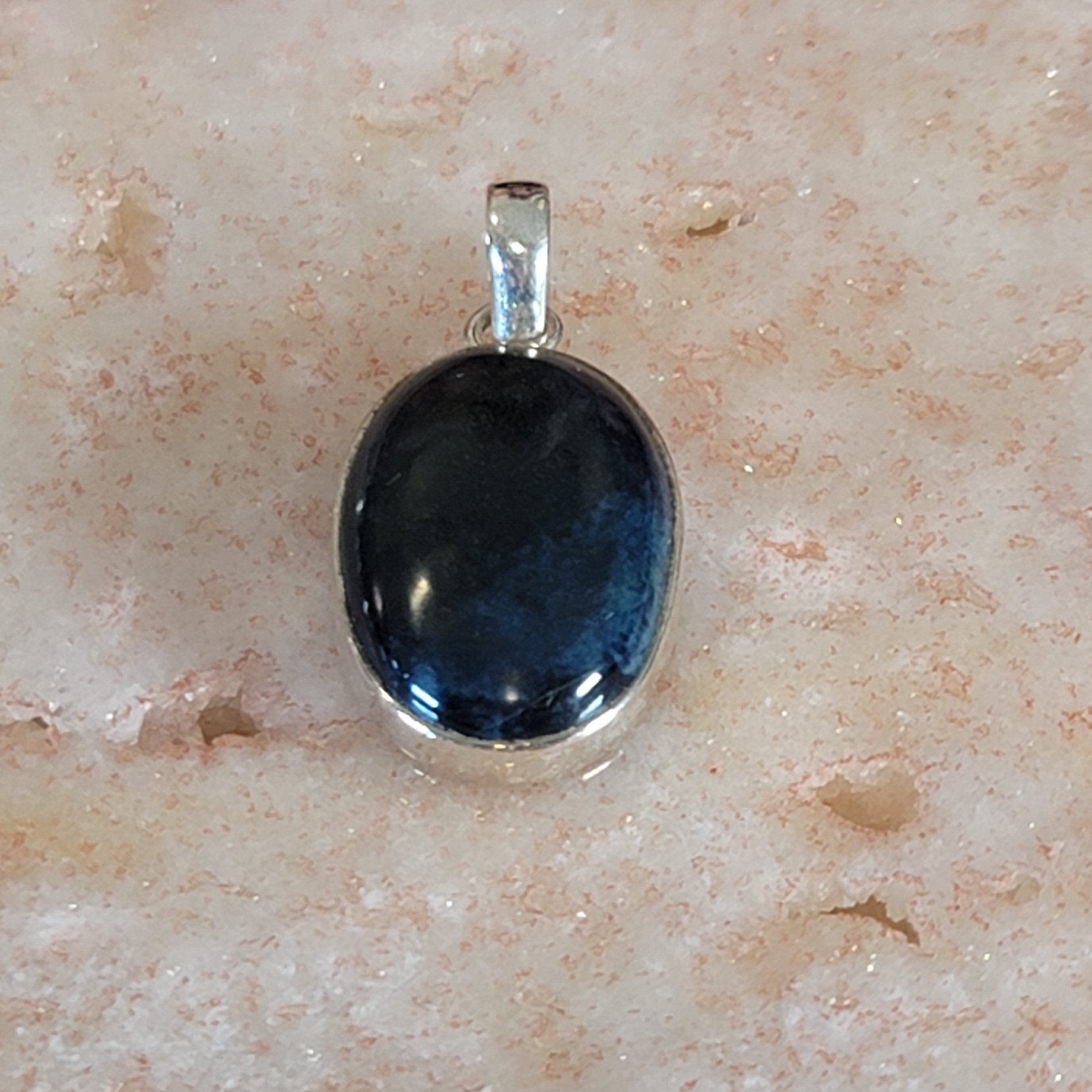 Vivianite Pendant .925 Silver for Compassion, Inspiration and Kindness