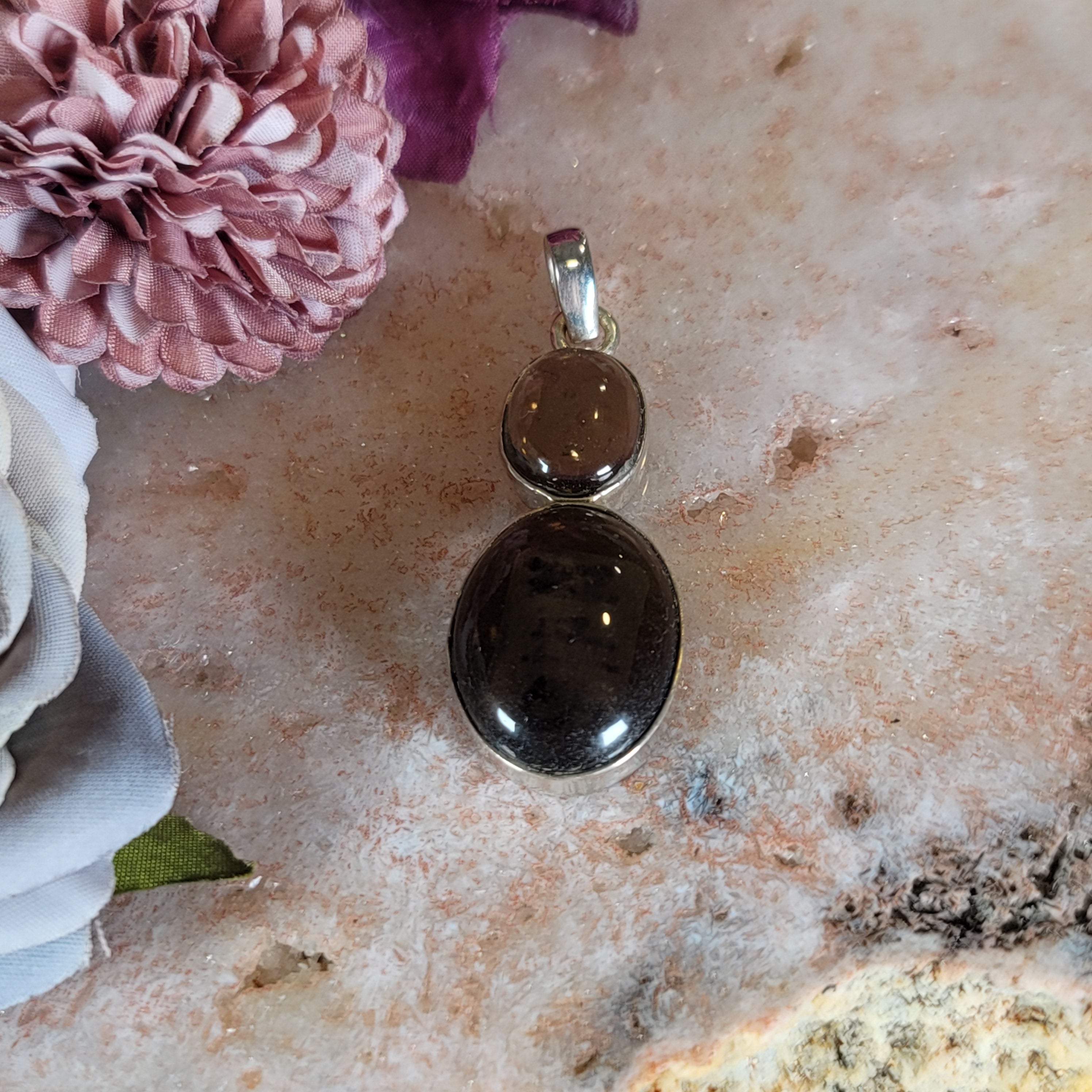 Smokey Quartz Pendant .925 Silver for Manifestation, Protection and Purification