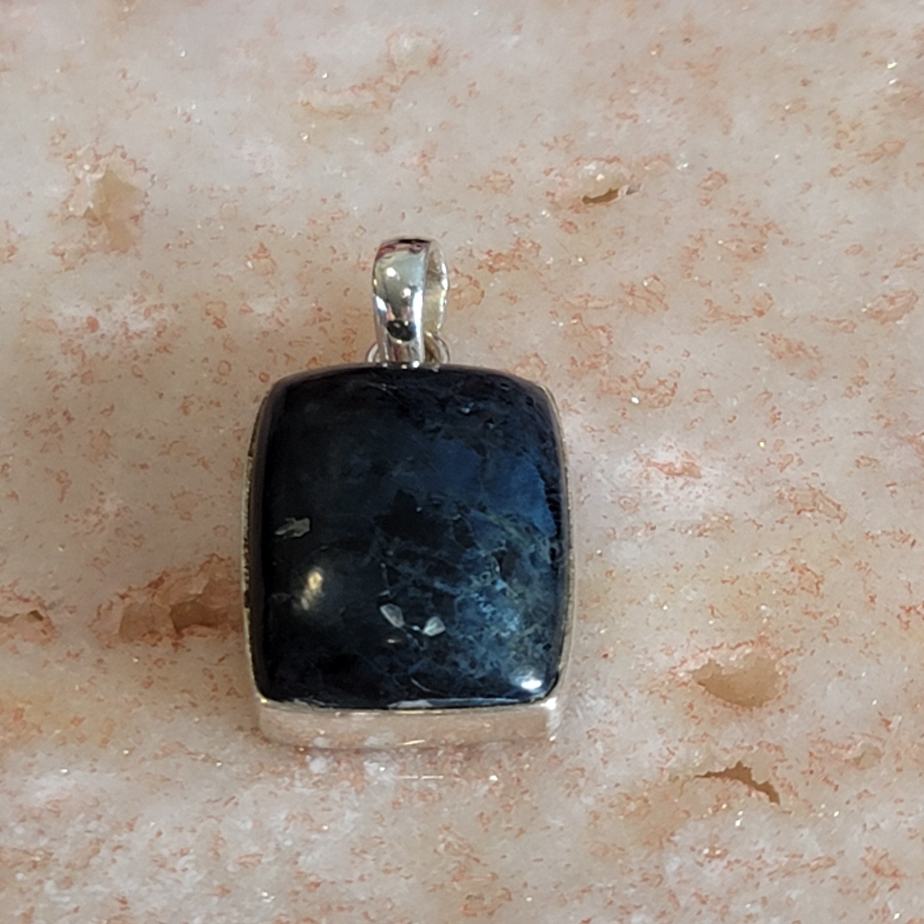 Vivianite Pendant .925 Silver for Compassion, Inspiration and Kindness