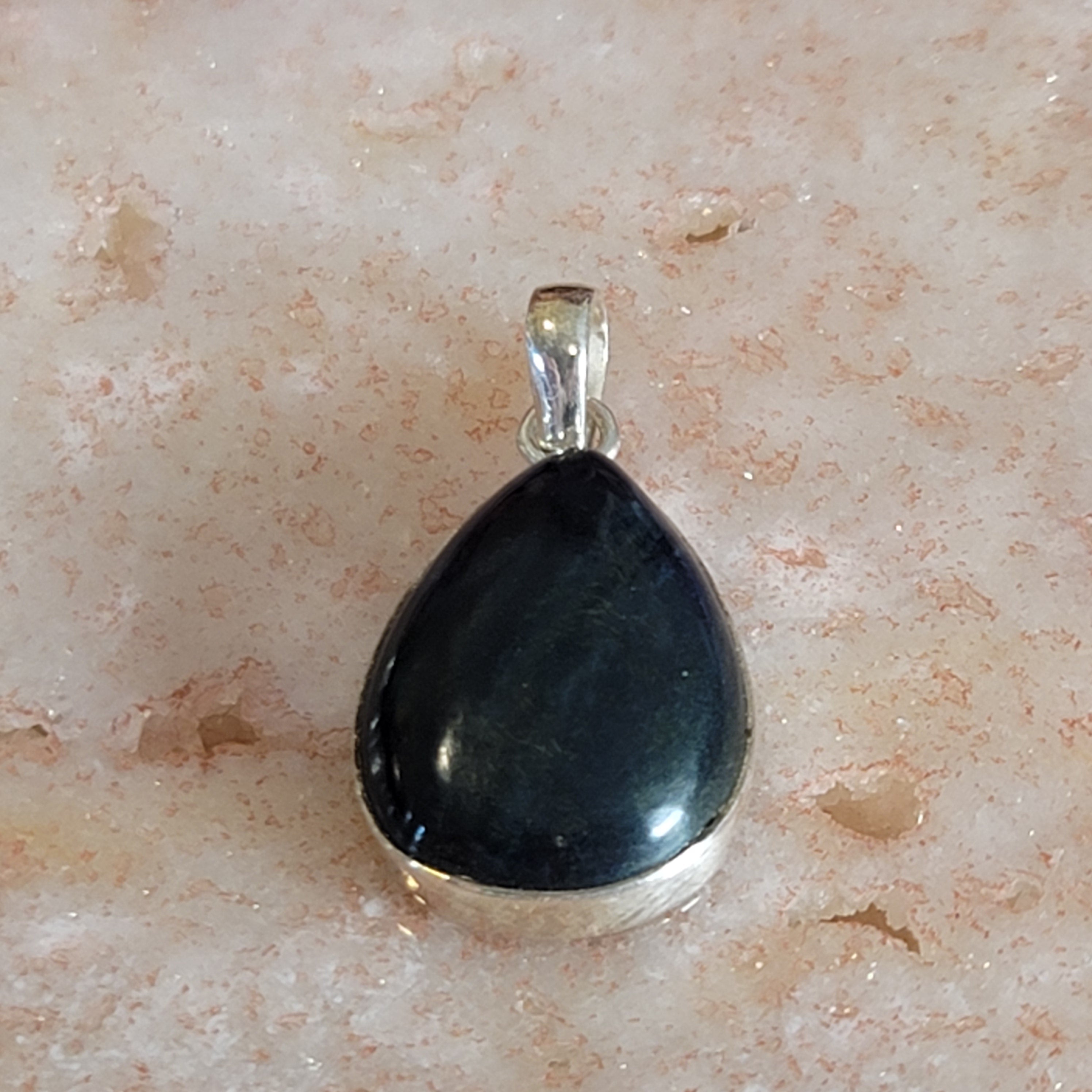 Vivianite Pendant .925 Silver for Compassion, Inspiration and Kindness