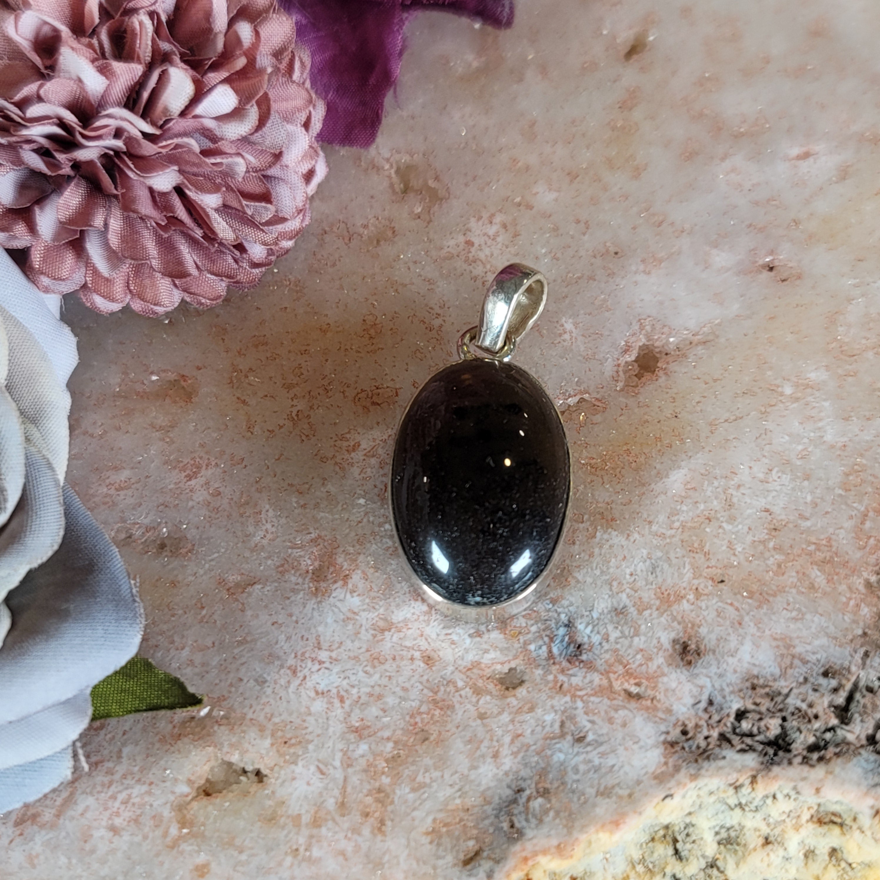 Smokey Quartz Pendant .925 Silver for Manifestation, Protection and Purification