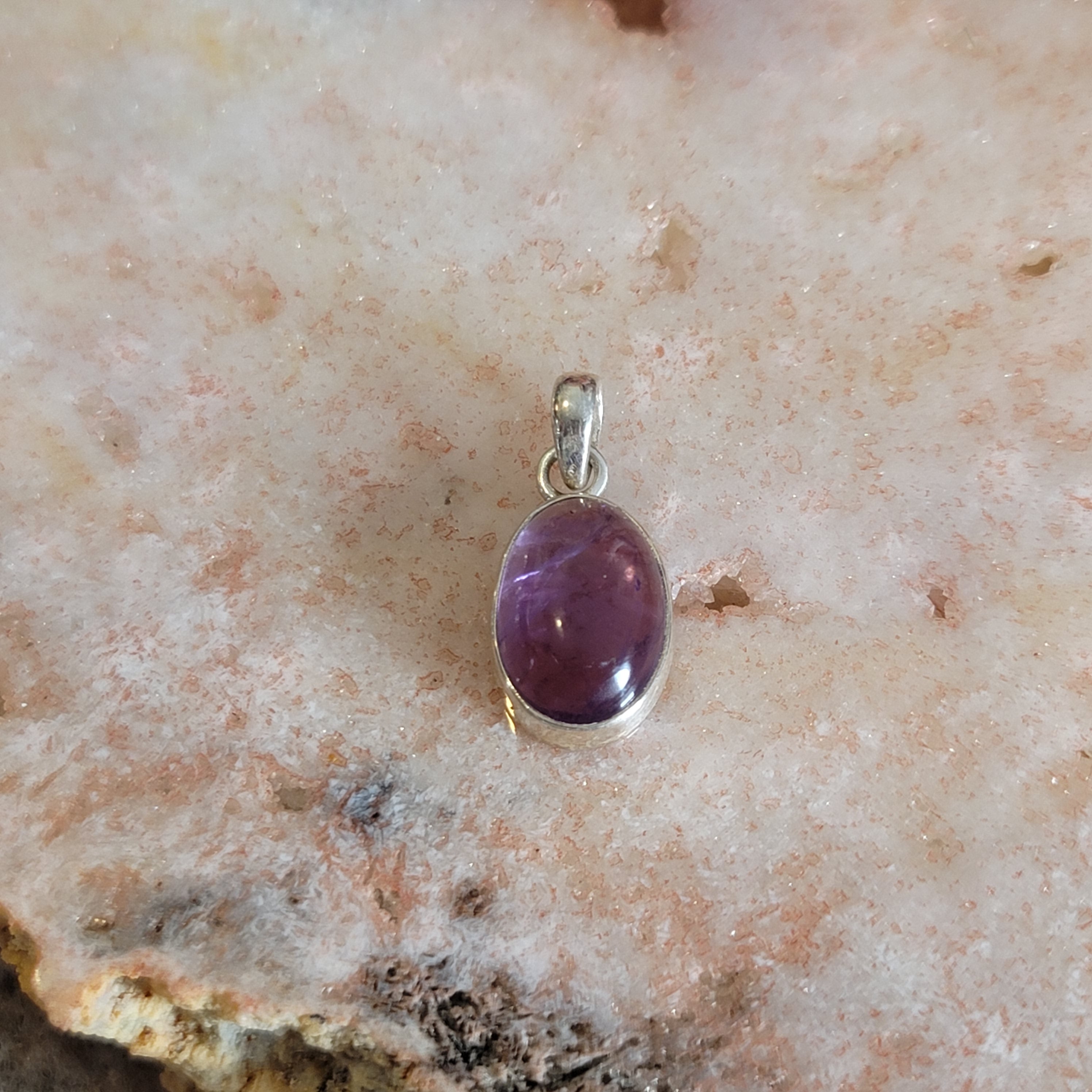 Ametrine Pendant .925 Silver for Action & Empowerment to Pursue Your Dreams