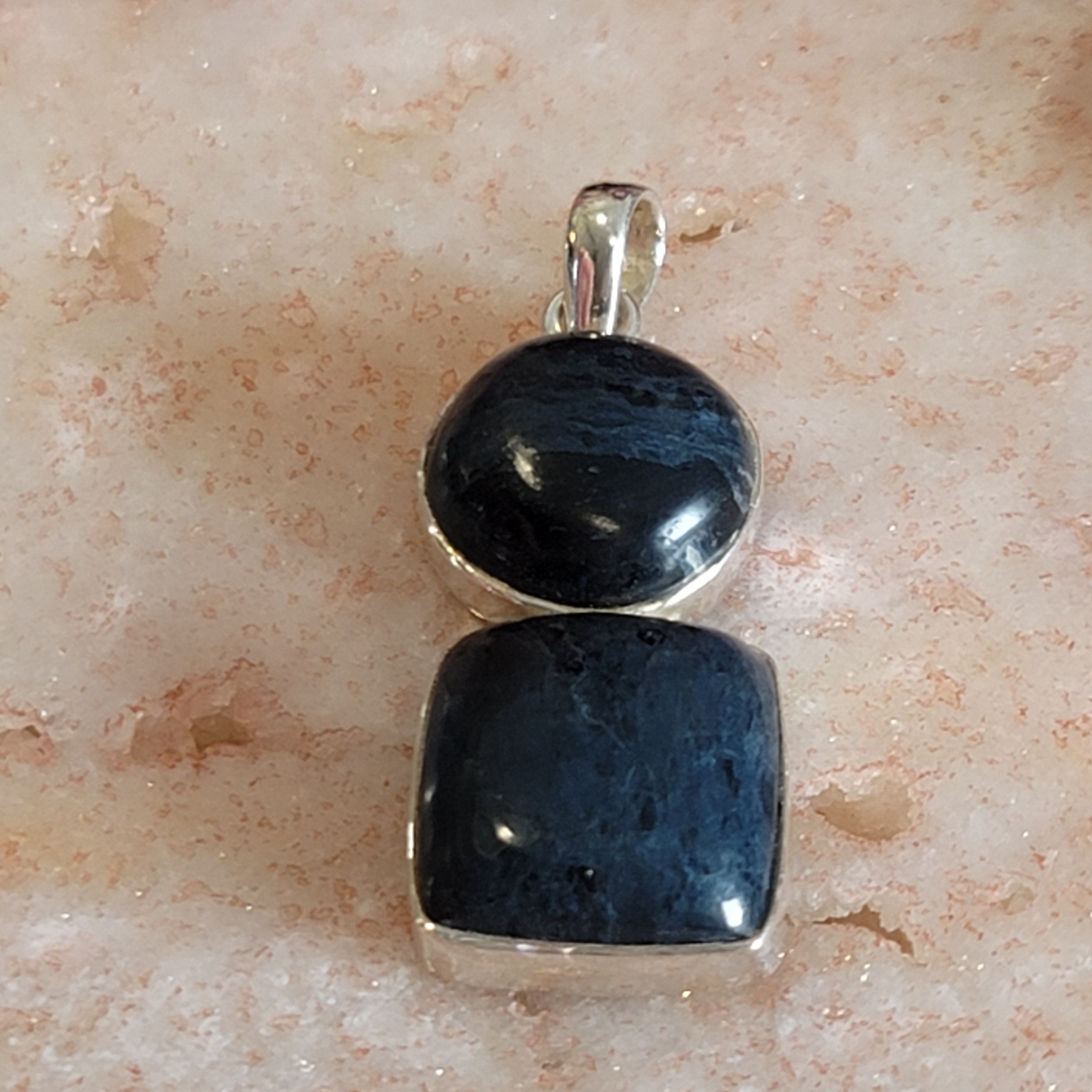 Vivianite Pendant .925 Silver for Compassion, Inspiration and Kindness