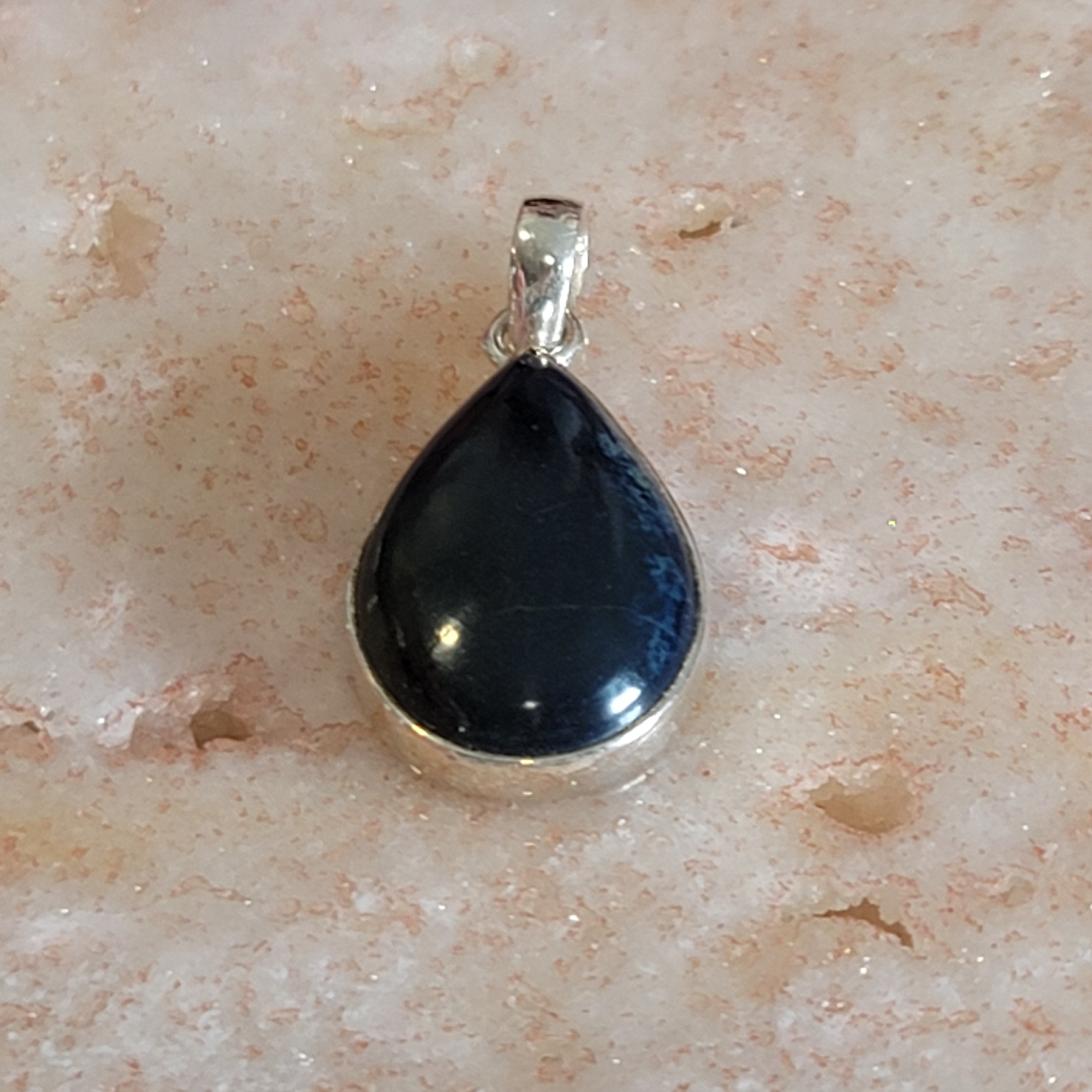 Vivianite Pendant .925 Silver for Compassion, Inspiration and Kindness