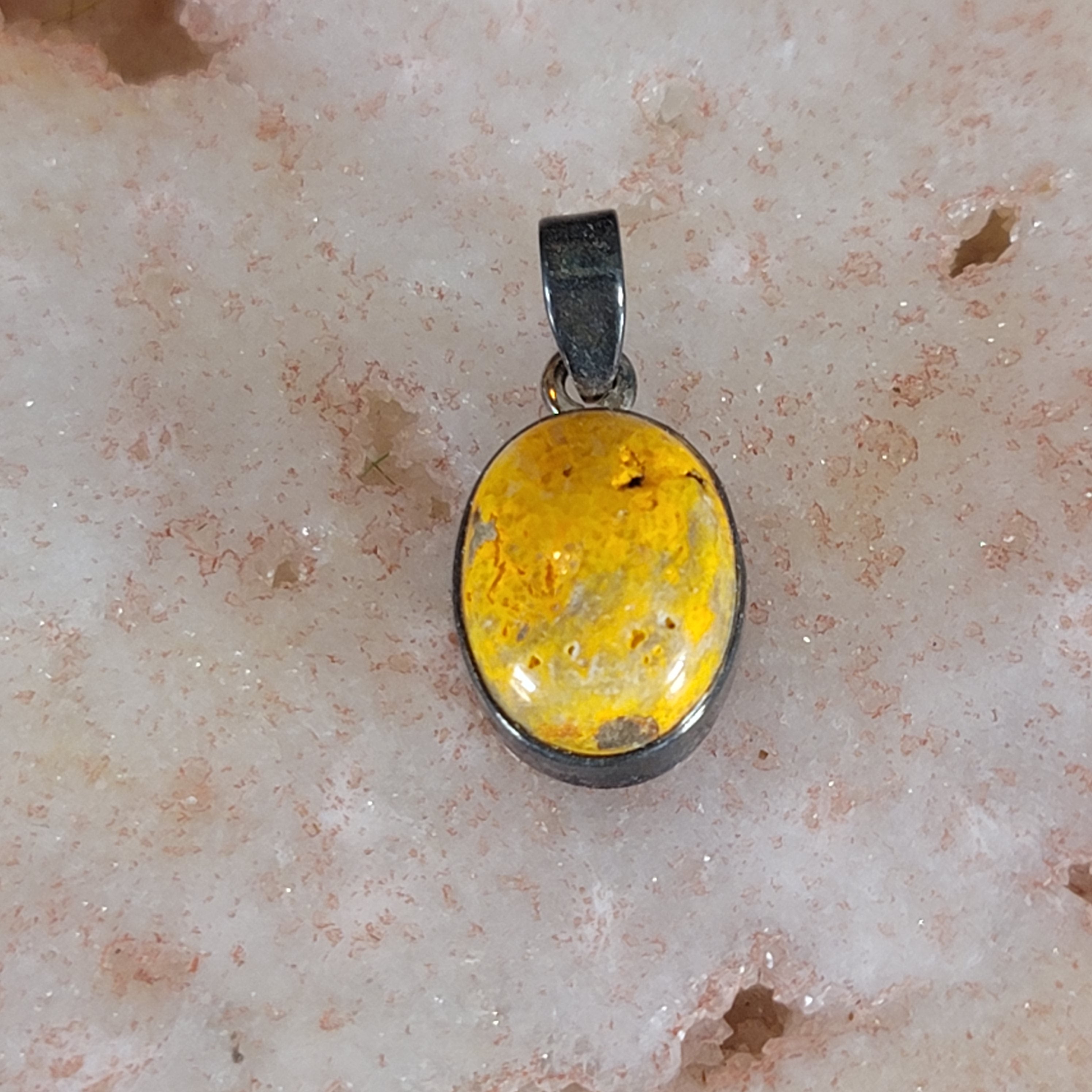 Bumblebee Pendant .925 Silver for Confidence, Creative Manifestation and Personal Power