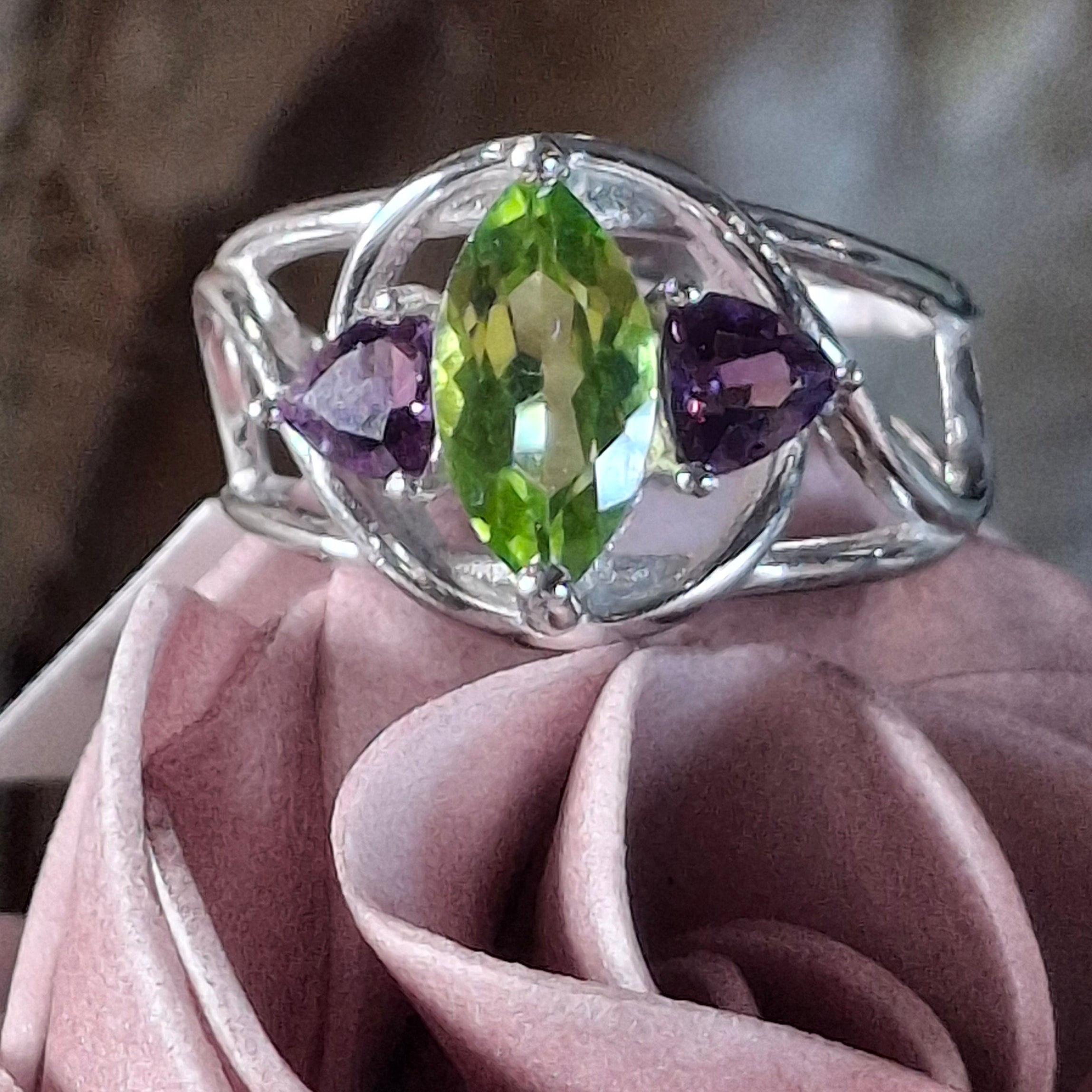 Triple Stone Crown Ring .925 Silver for Embracing your Power