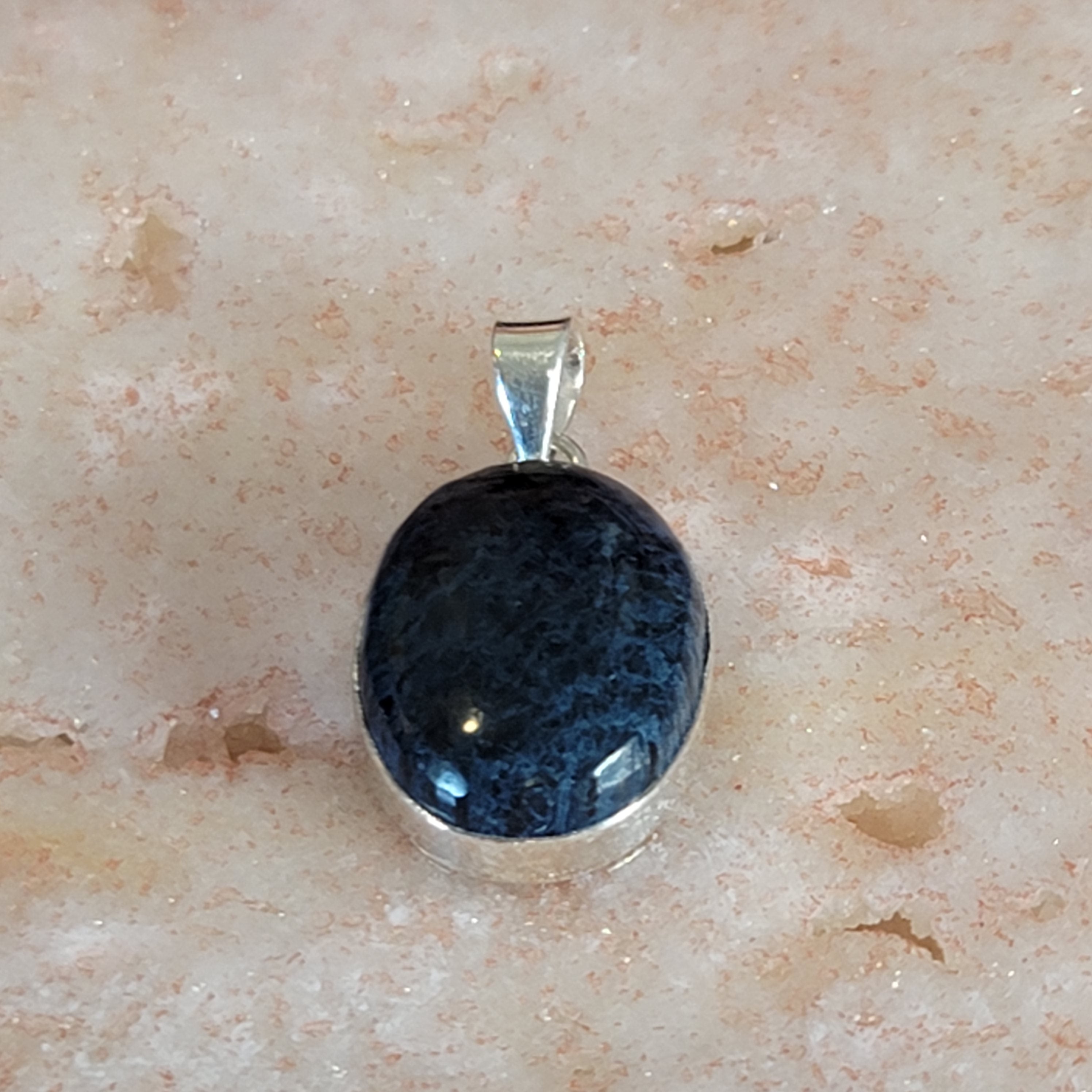 Vivianite Pendant .925 Silver for Compassion, Inspiration and Kindness