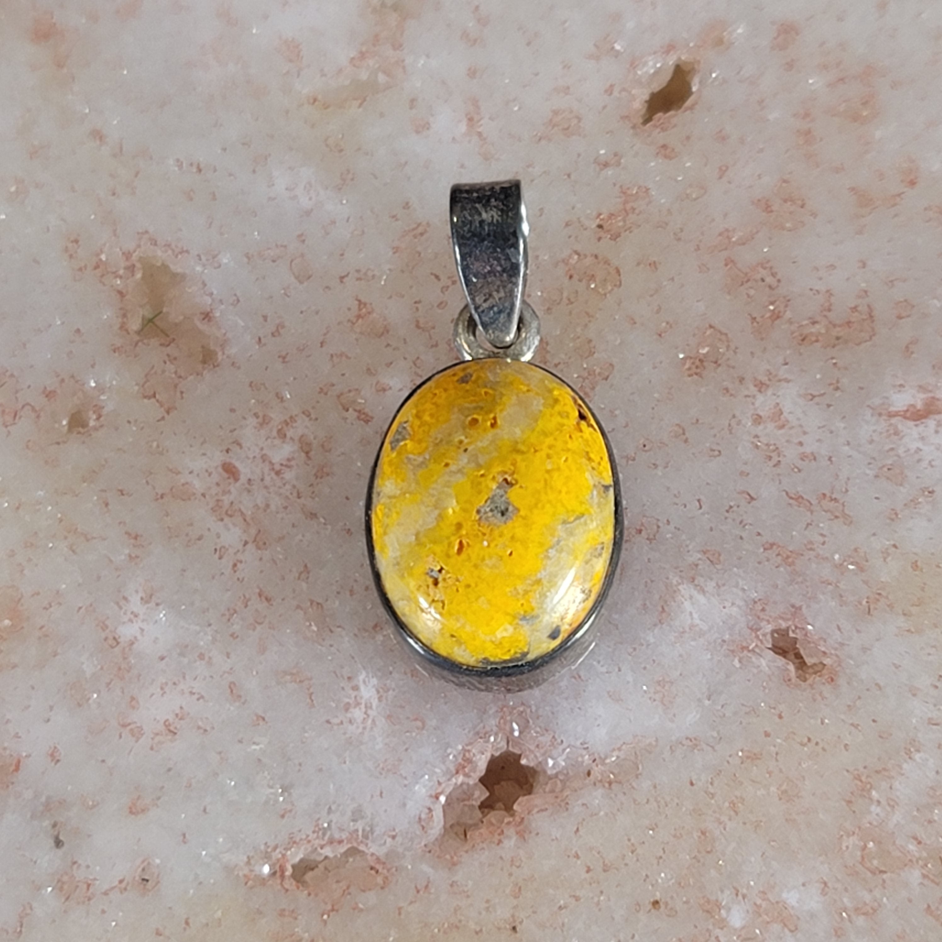 Bumblebee Pendant .925 Silver for Confidence, Creative Manifestation and Personal Power